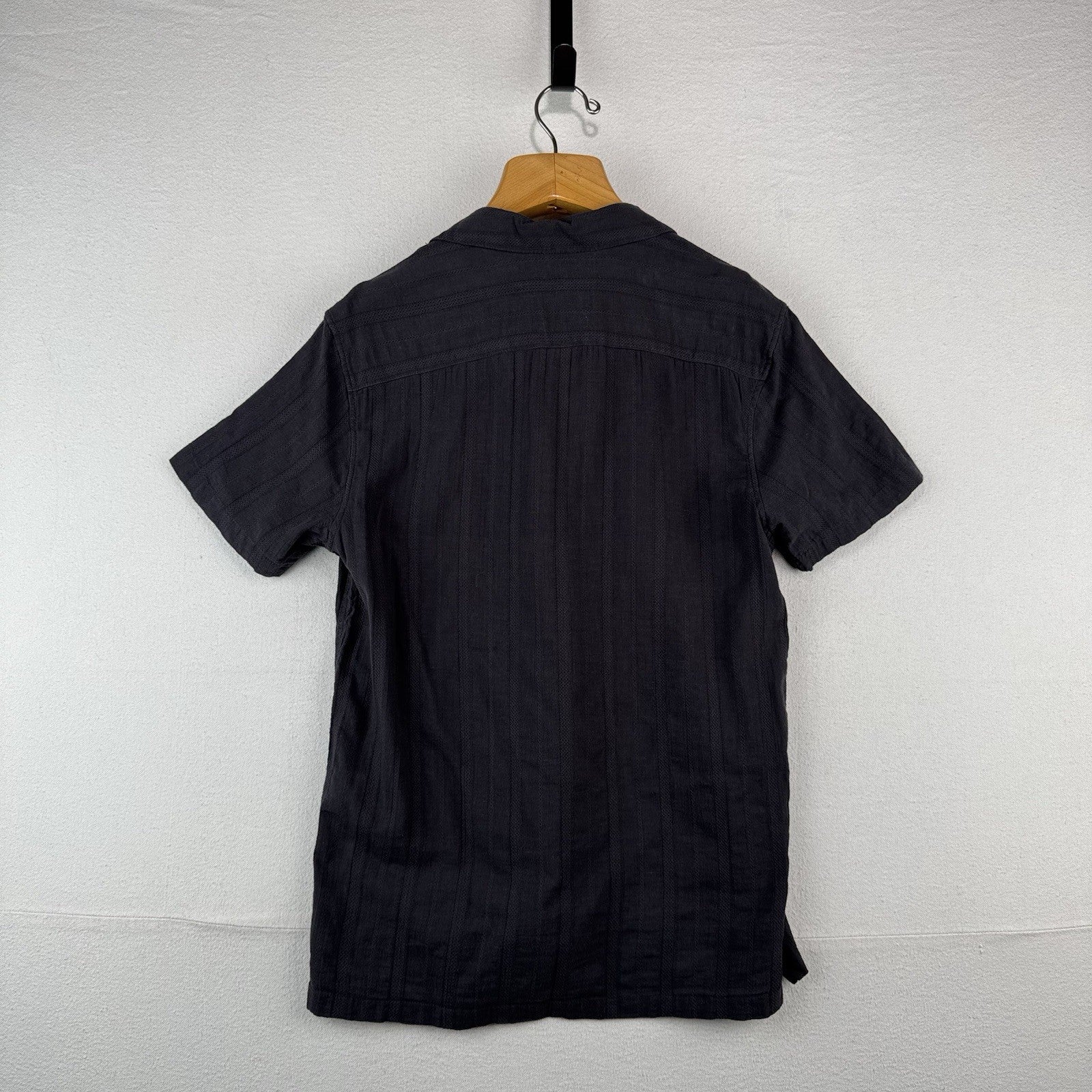 Abercrombie & Fitch Shirt Mens M Brown Lightweight Camp Collar Resort Shirt