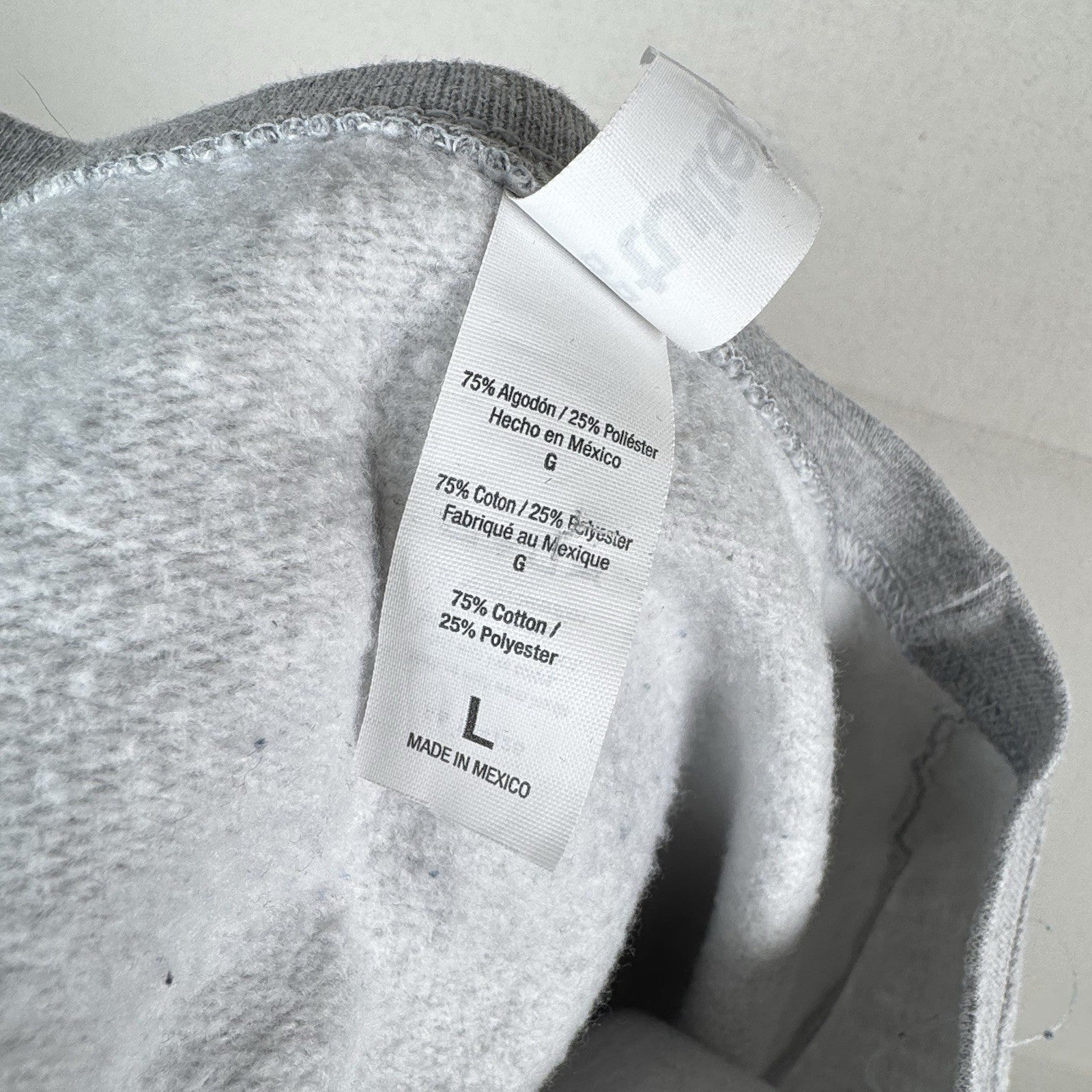 Ave Maria University NCAA Crewneck Sweatshirt Gray L Large Tultex Tag