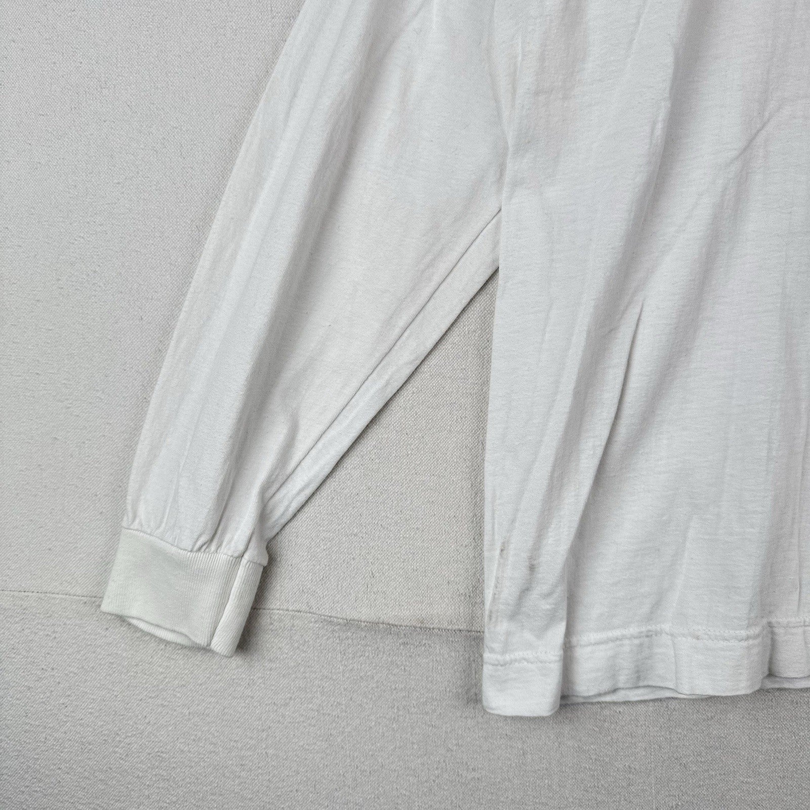 Vintage Nautica J-Class US2 Racing Men’s Large White Long Sleeve Pocket T-shirt