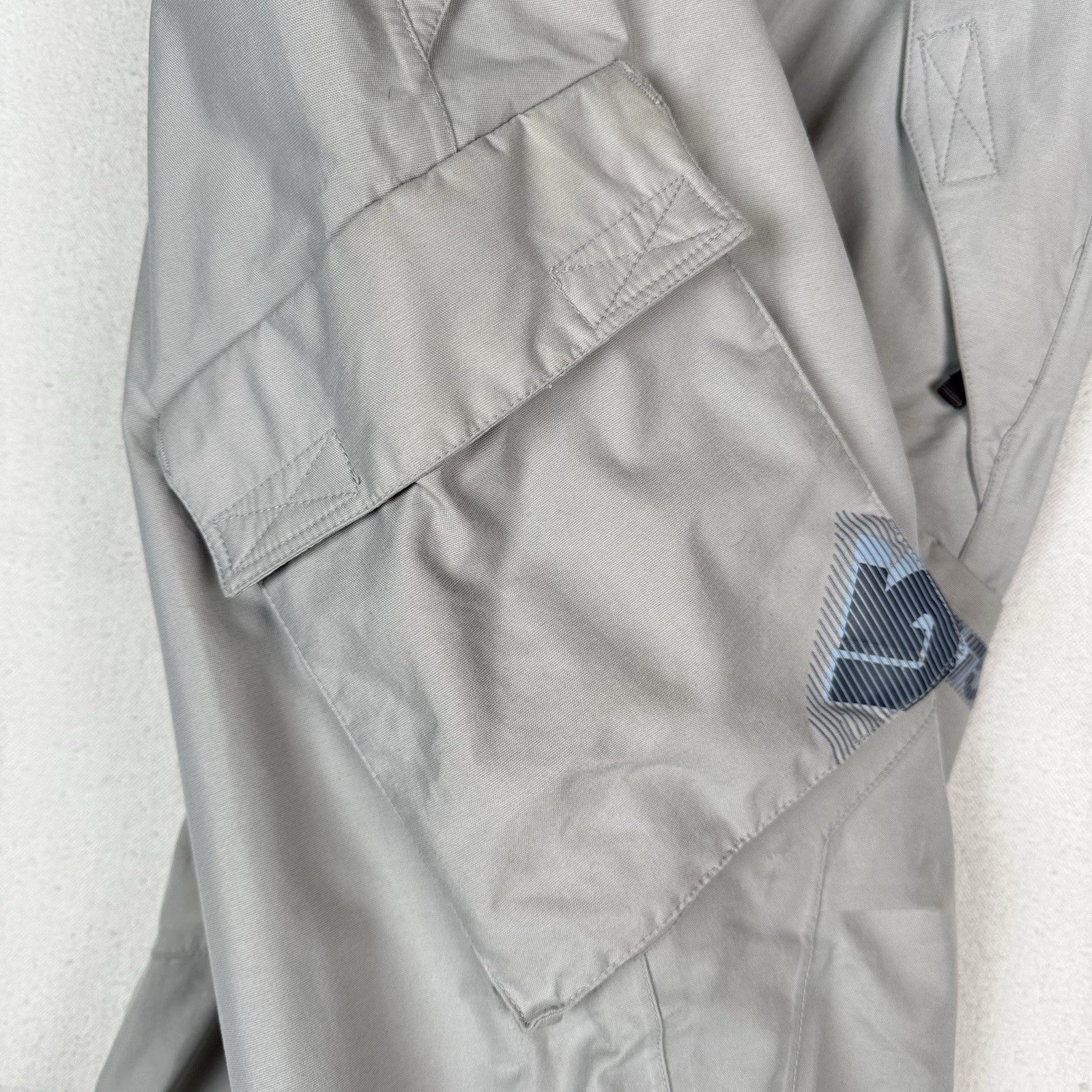 Burton Snowboard Pants Unisex Beige Size Large Pockets Leg Vents Adjustable