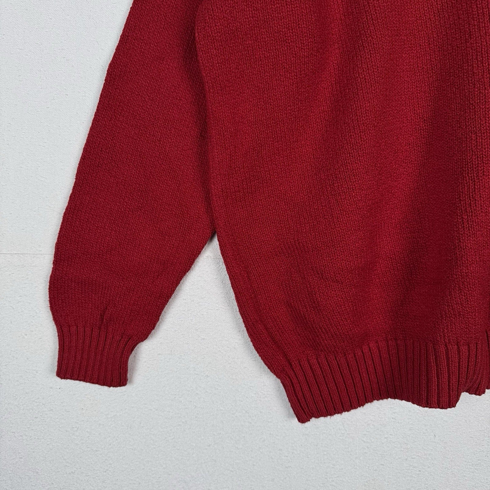 Vintage Polo Ralph Lauren Sweater Men Tall 3XLT Red Pullover Pony Logo Crewneck