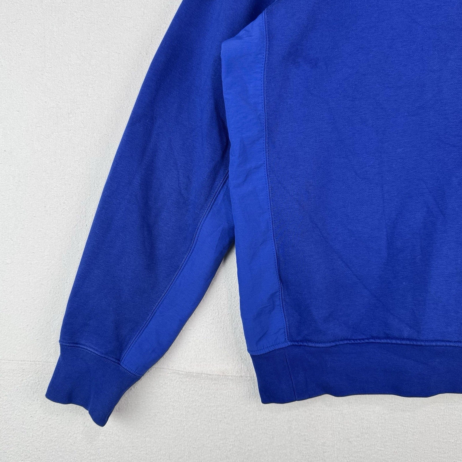 Polo Ralph Lauren Men’s M Logo Spectre Pullover Fleece Hoodie Quarter Zip Blue