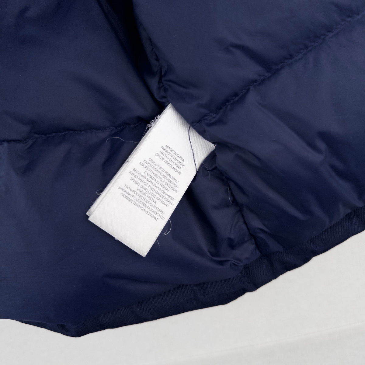 Polo Ralph Lauren Boy's 7 Blue Hooded Parka Jacket *No Hood Fur
