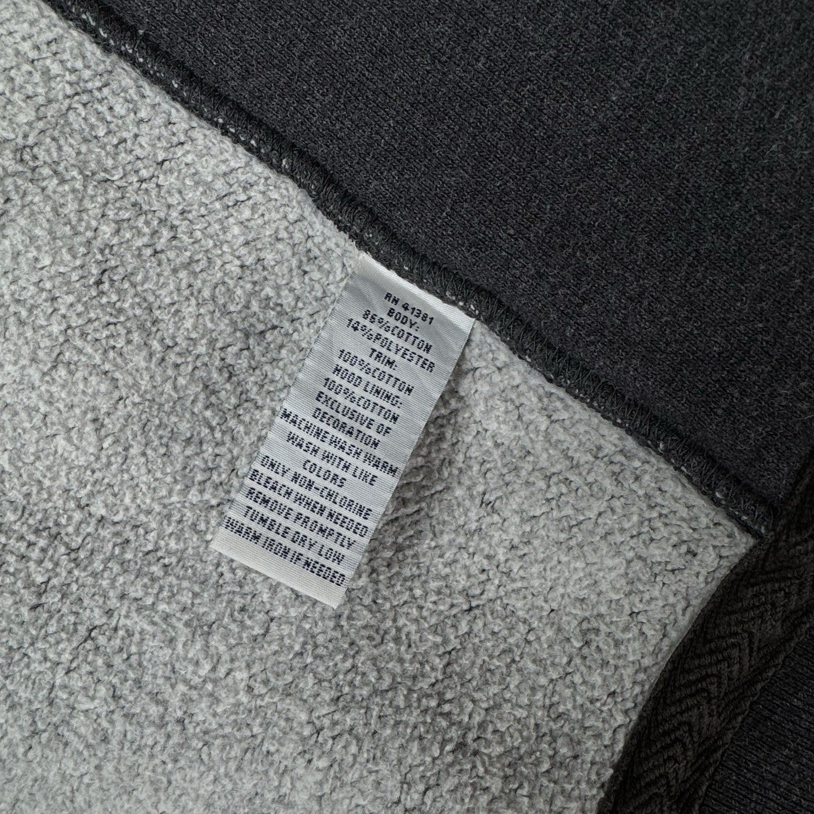 Polo Ralph Lauren Thermal Hoodie Men’s XL Full Zip Gray/Brown Sweatshirt *Read