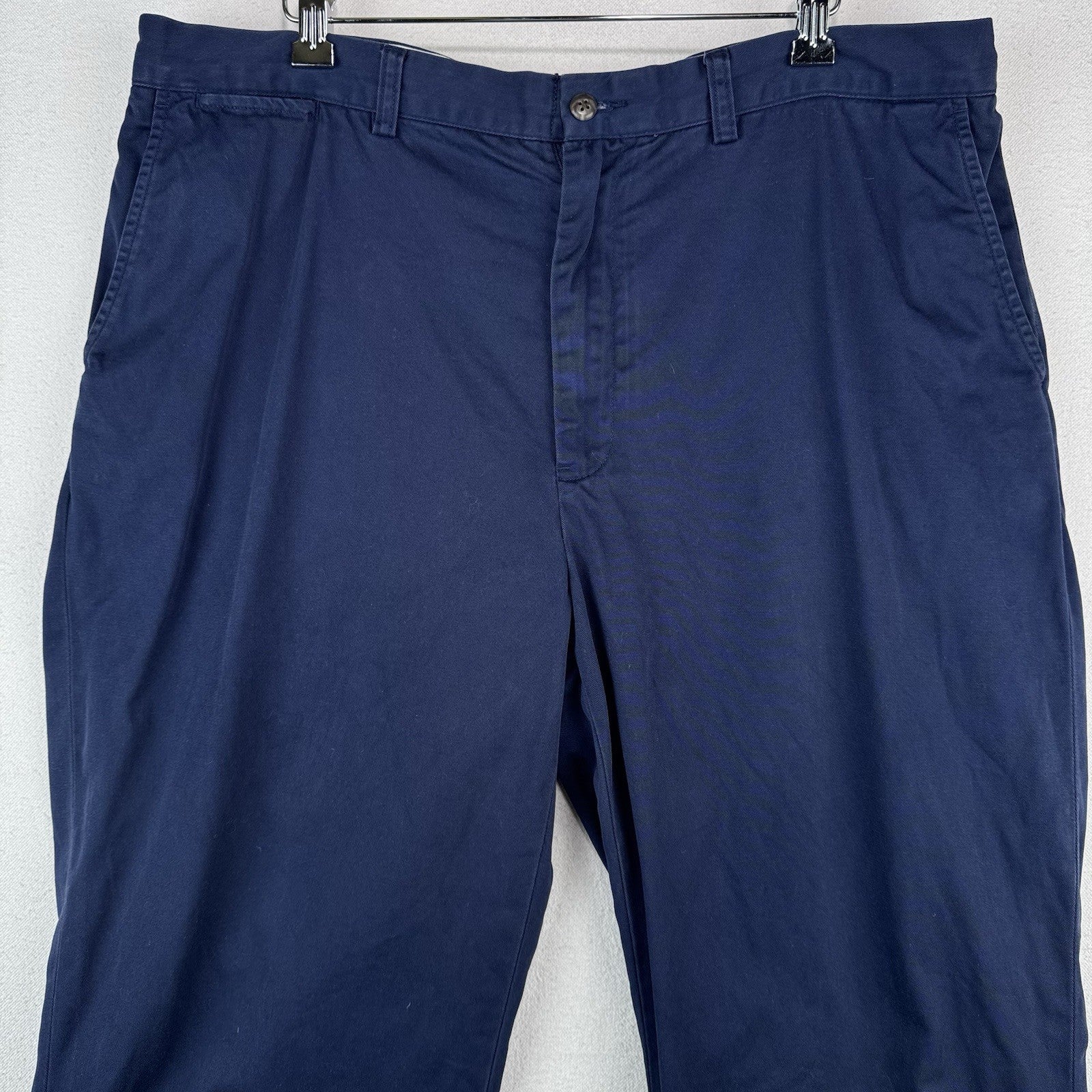 Polo Ralph Lauren Prospect Pant Mens 38x30 Navy Blue Cotton Chino Straight Leg