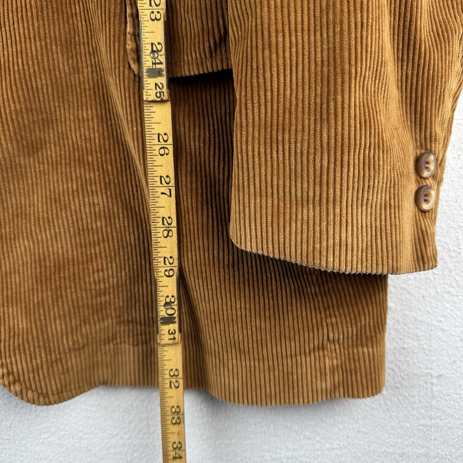 60's Sears The Men's Store 40R Tobacco Brown Corduroy 2-Button Blazer Sport Coat