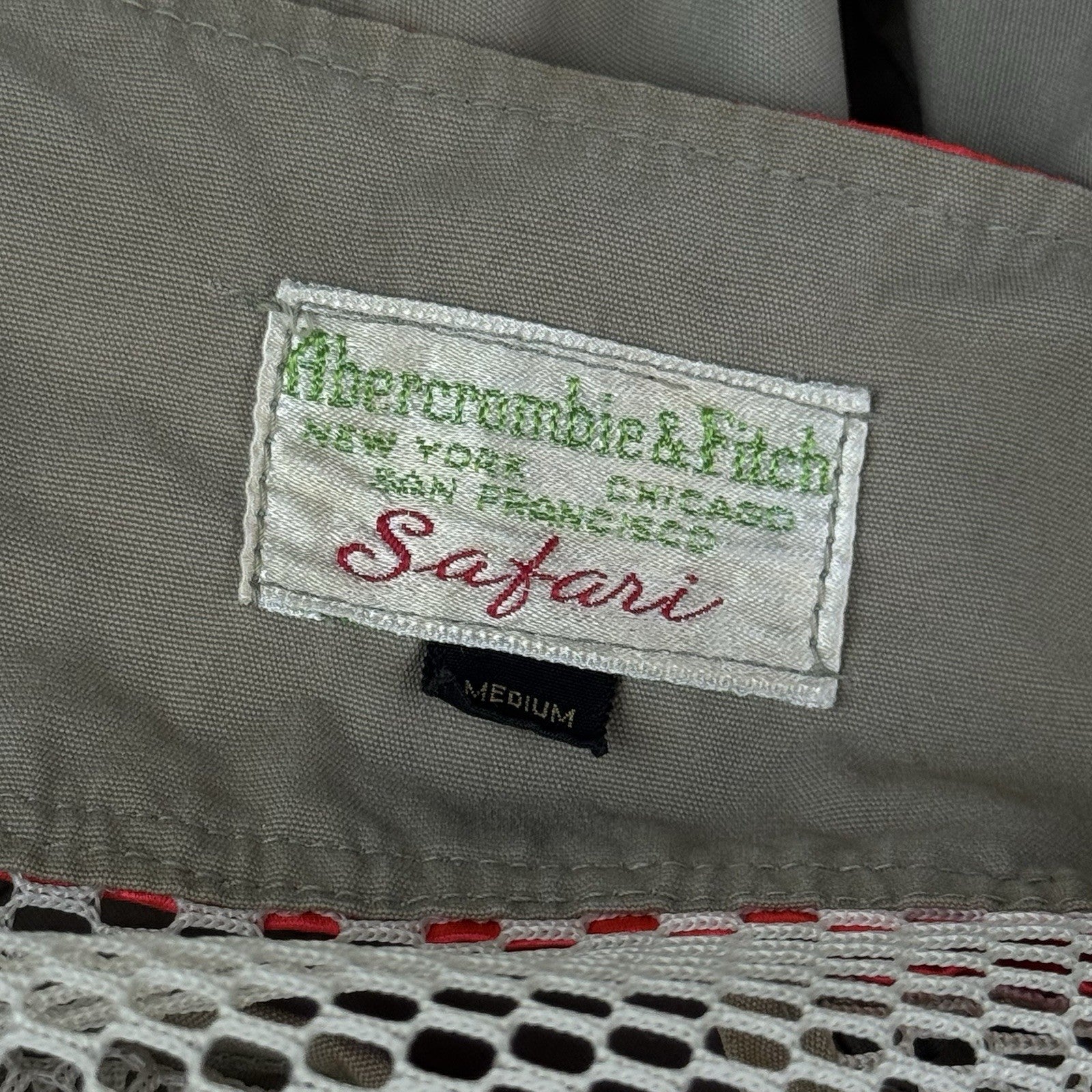 Vintage 60/70's Abercrombie and Fitch Safari Hunting Vest Made In USA