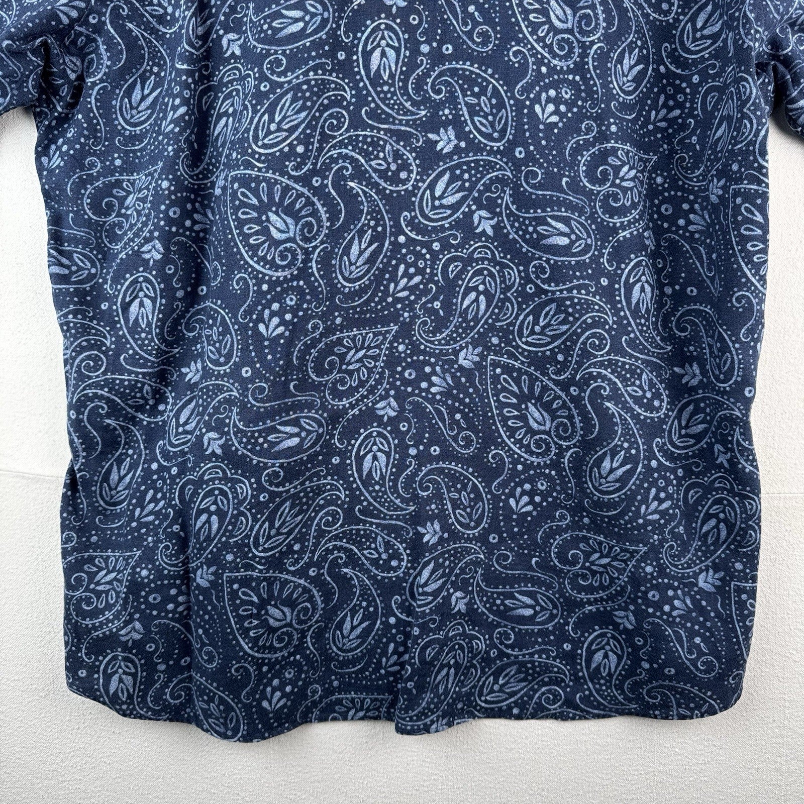 Vtg Polo By Ralph Lauren Mens XL Cambridge Paisley Hawaiian Shirt 100% Linen