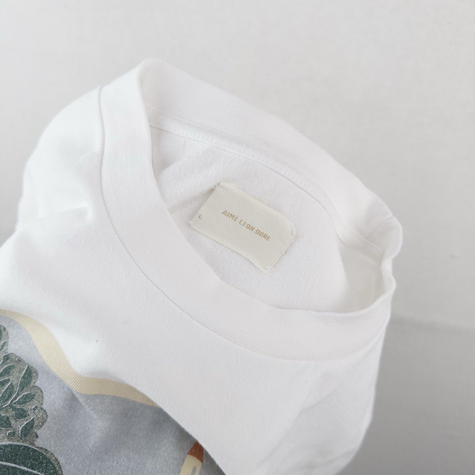 Aimé Leon Dore White Molina Pappou Goat Tee Spring Summer ALD T-shirt