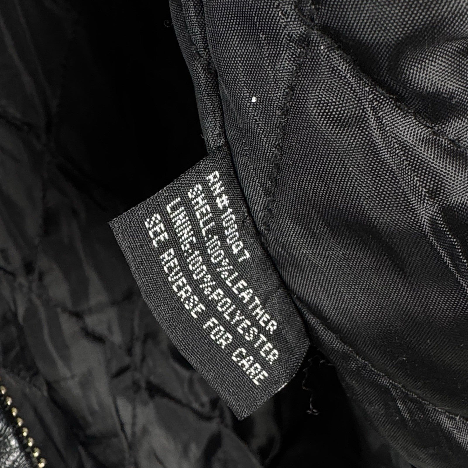 Vtg East Side Outerwear NYC Embroidered Leather Bomber Jacket Men’s  XL -Read*