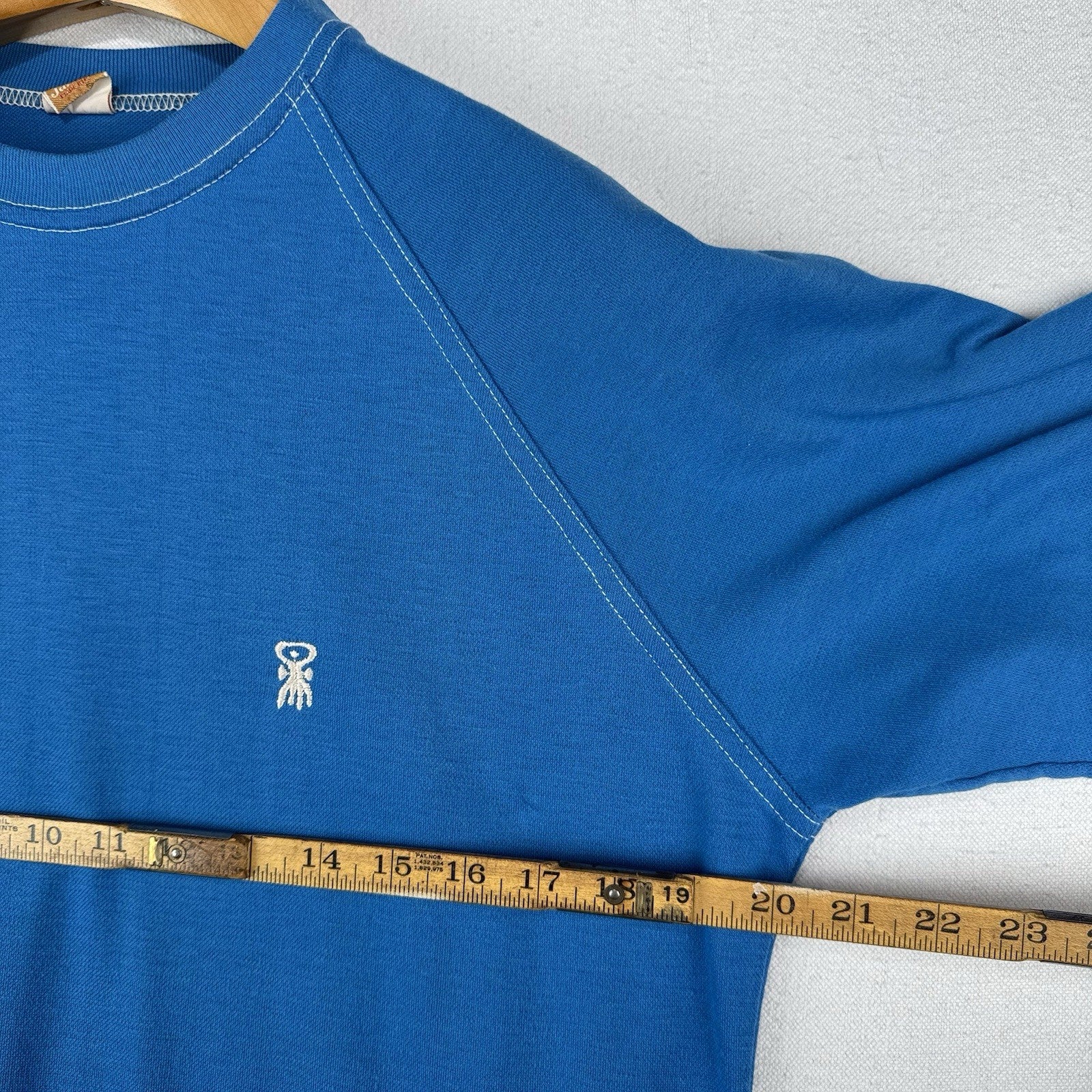 60’s Vtg Jantzen Swim Surf Raglan T-Shirt Men’s L Blue Short Sleeve Made In USA