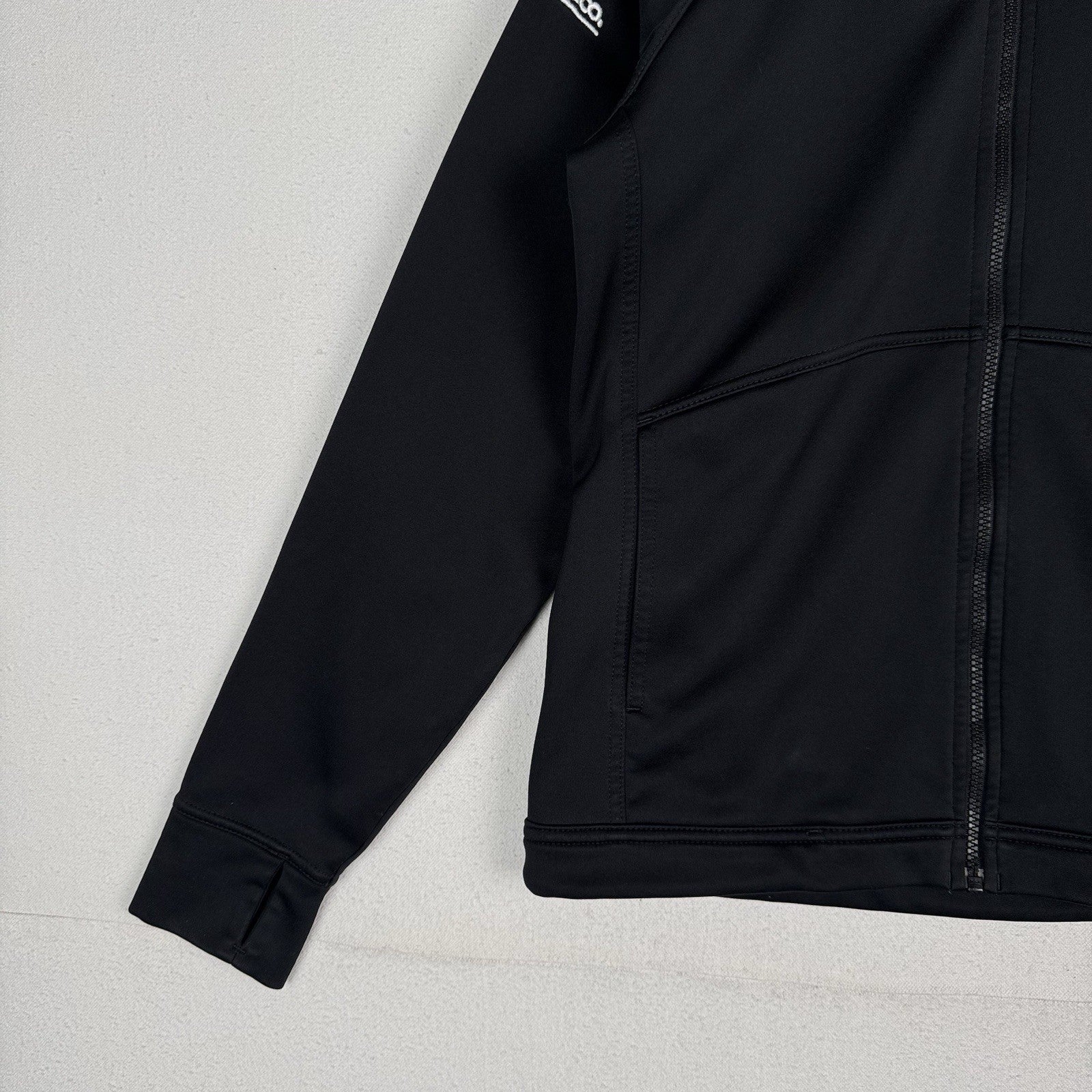 Patagonia Slopestyle Hoodie Black Full Zip Jacket Women's Medium “Booz&Co”