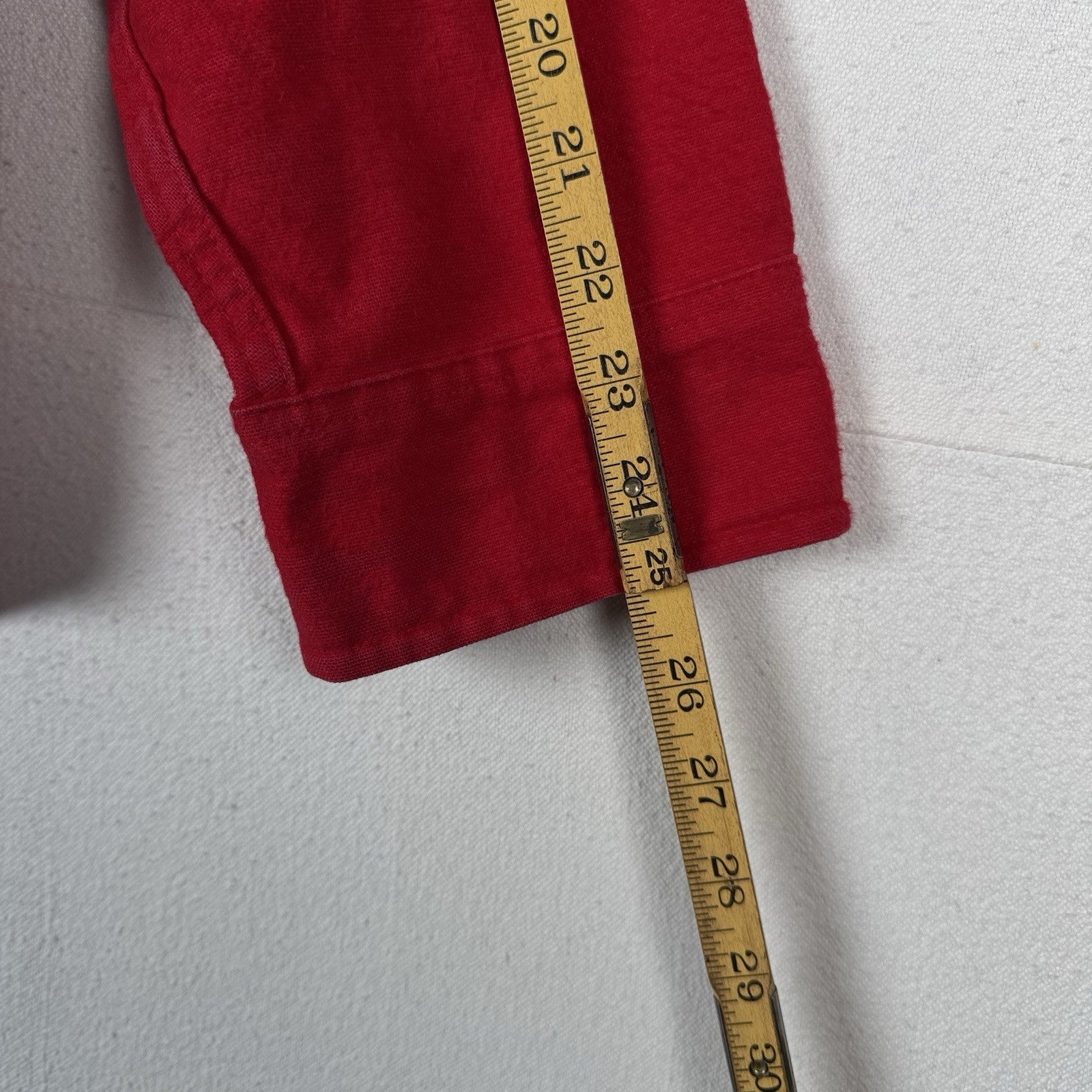 Vintage Woolrich Cotton Flannel Men’s XL Red Heavyweight Shirt Made in USA