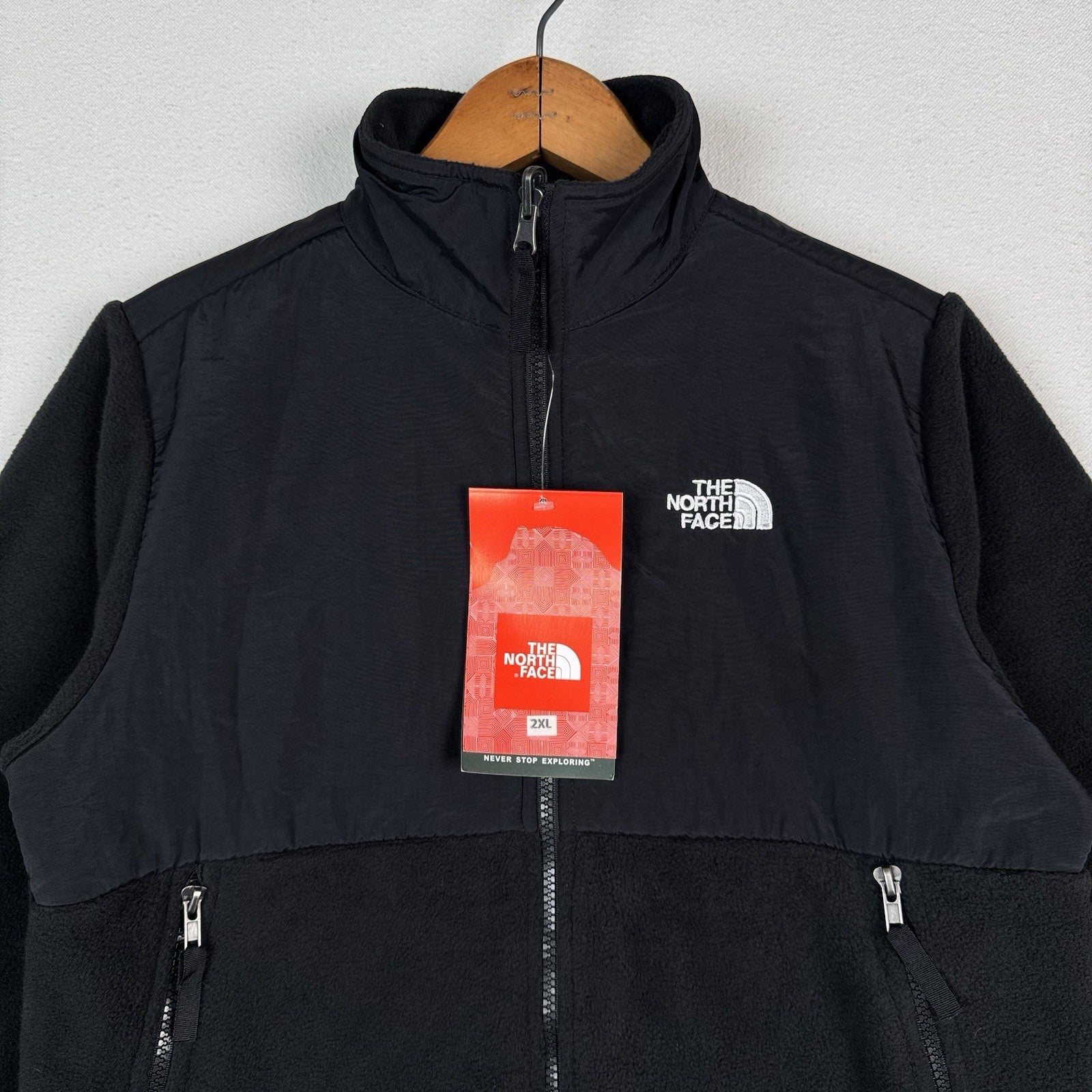 NWT The North Face Teen Denali Jacket Size XXL 2XL 18-20 Black