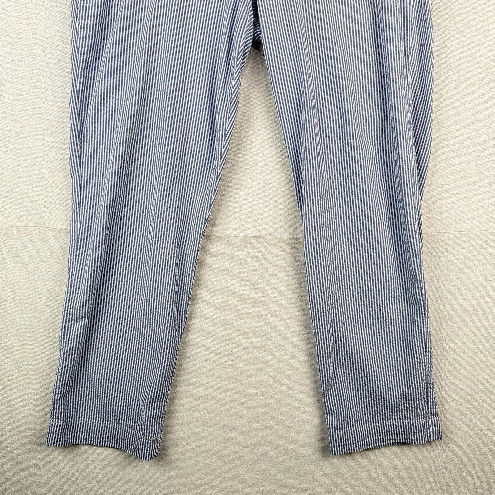 Polo Ralph Lauren Seersucker Stretch Straight Fit Pants 36x30 Flesh Pony *Read