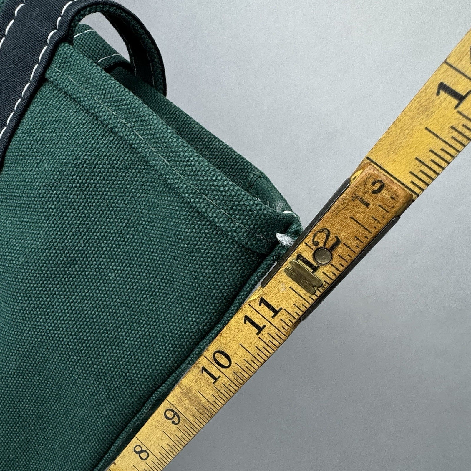 L.L. Bean Two-Tone Boat & Tote Bag Green And Navy Blue Made in Usa Size Large