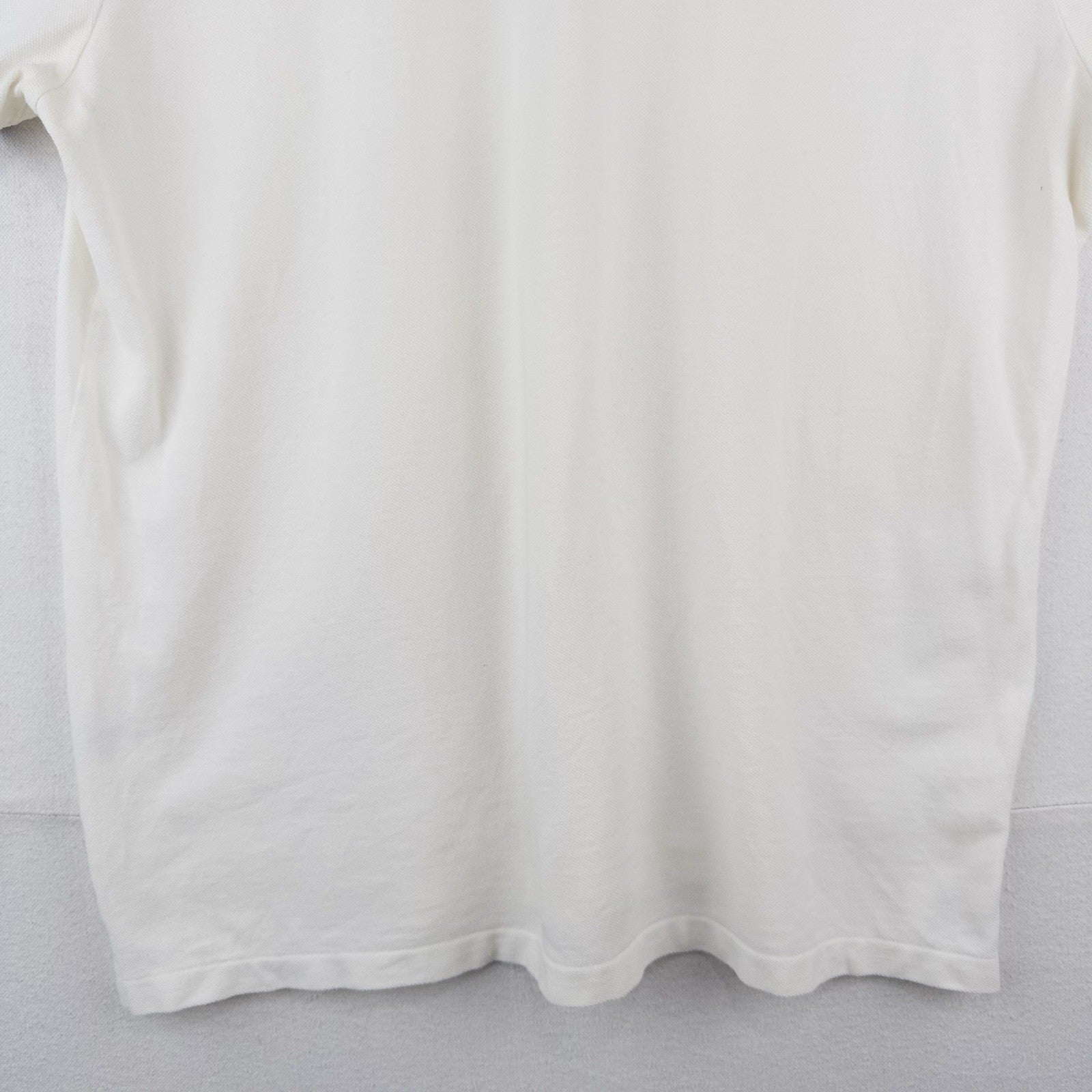 90’s Vtg Polo Ralph Lauren Henley Shirt Mens XL White Navy Ringer Cotton Pique
