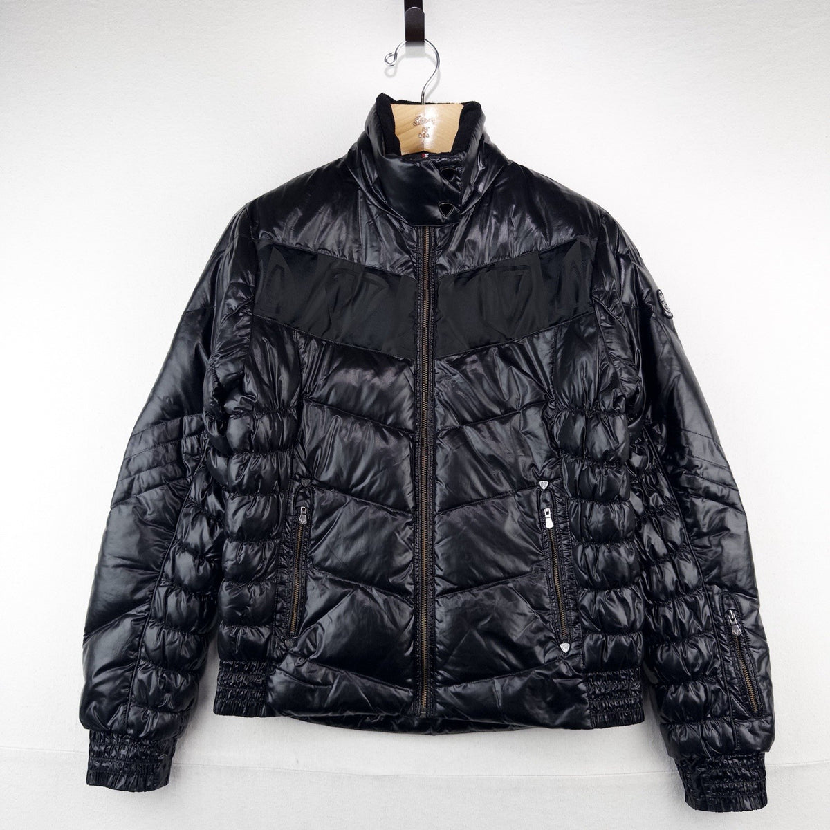 Rossignol Glossy Down Puffer Ski Jacket Women’s Large Quilted Black