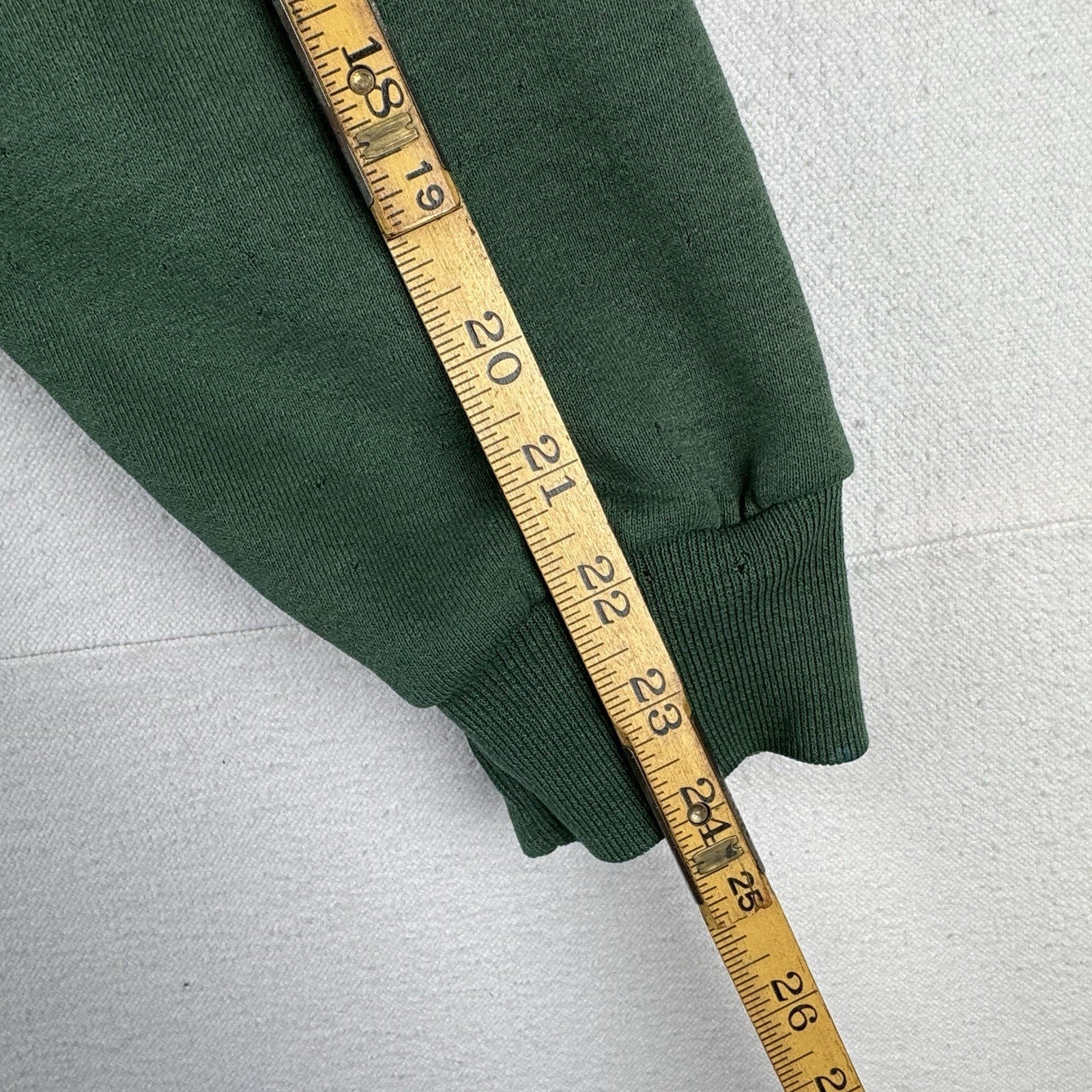 90’s Vtg Ponchatoula Greenwave Men’s M Hoodie Sweatshirt Green *Sunfaded