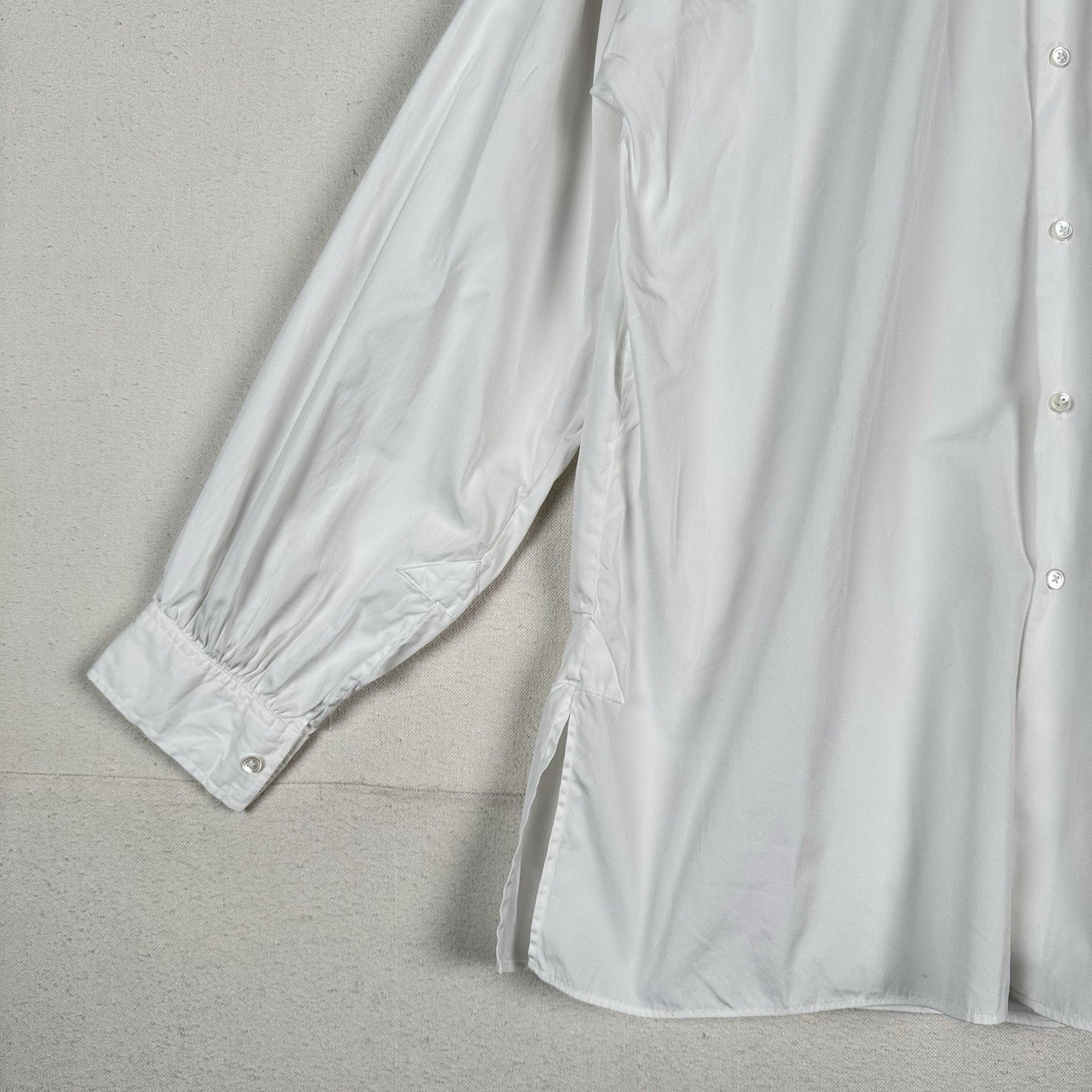 Polo Ralph Lauren Women’s Size 6 White Cotton Poplin Long Bell Sleeve Cuff Shirt