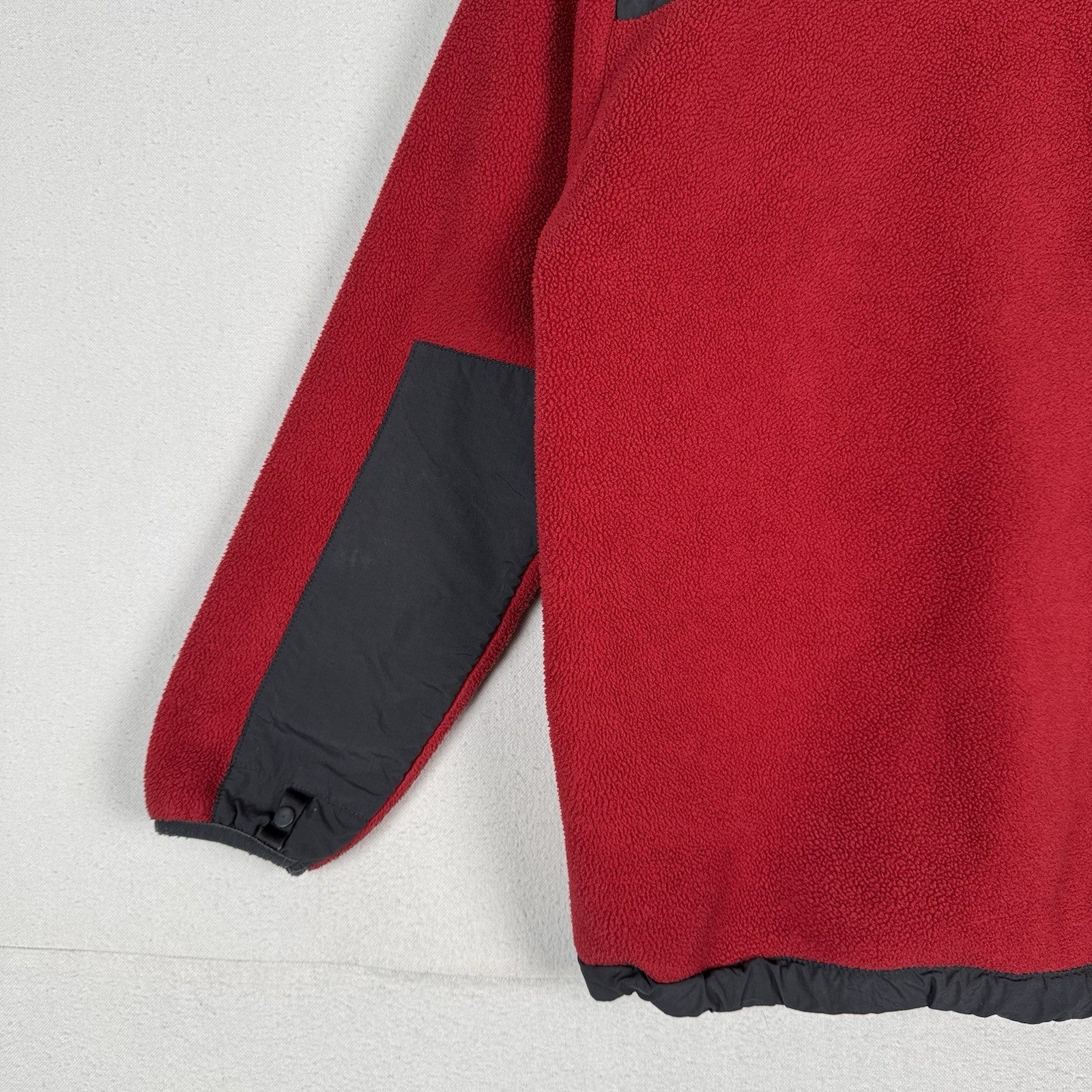 The North Face Fleece Denali Full Zip Youth Jacket Red/Grey Size Youth XL XLarge