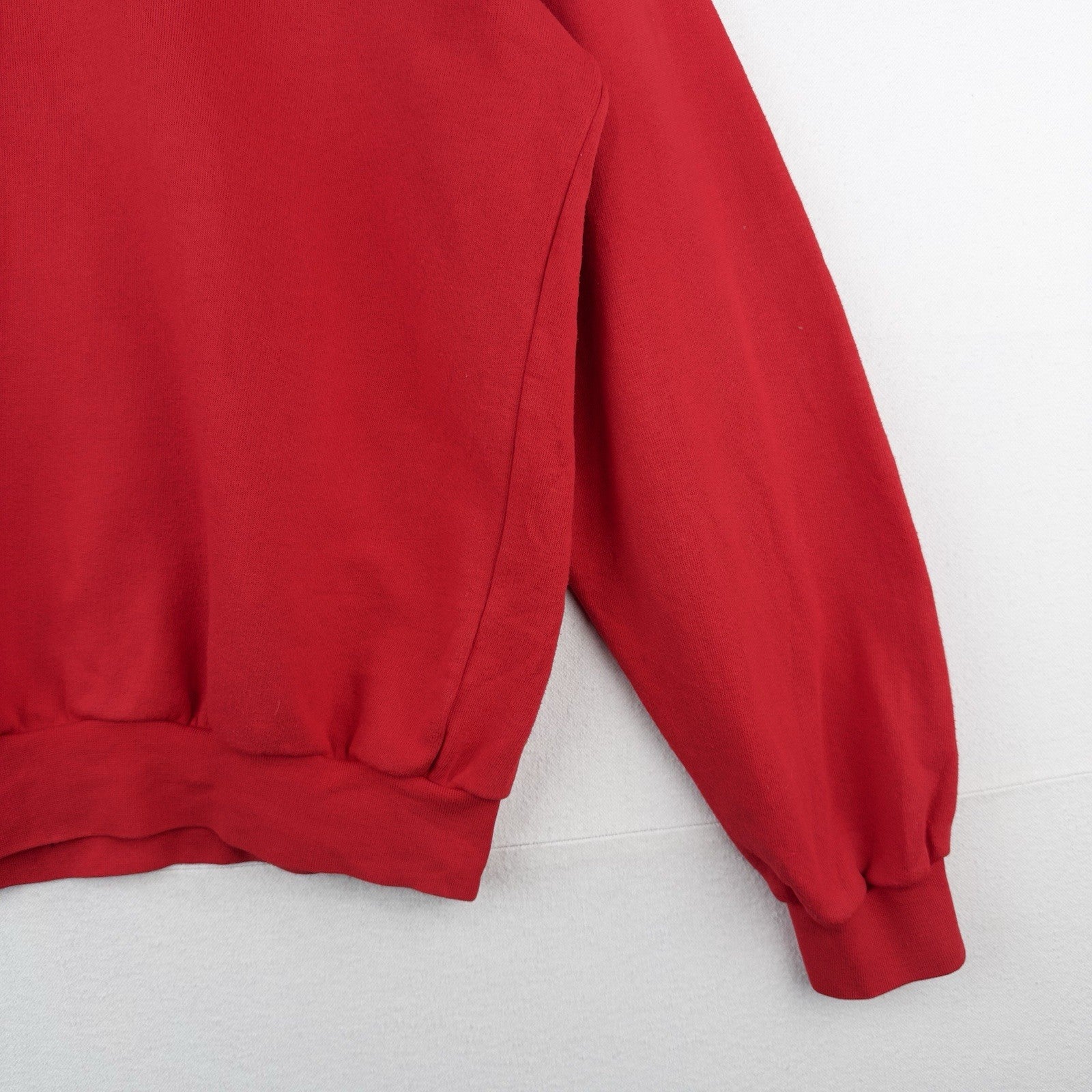 90’s Vtg Lotto Big Logo Red Crewneck Sweatshirt Men’s XL  (44) Made In Italy