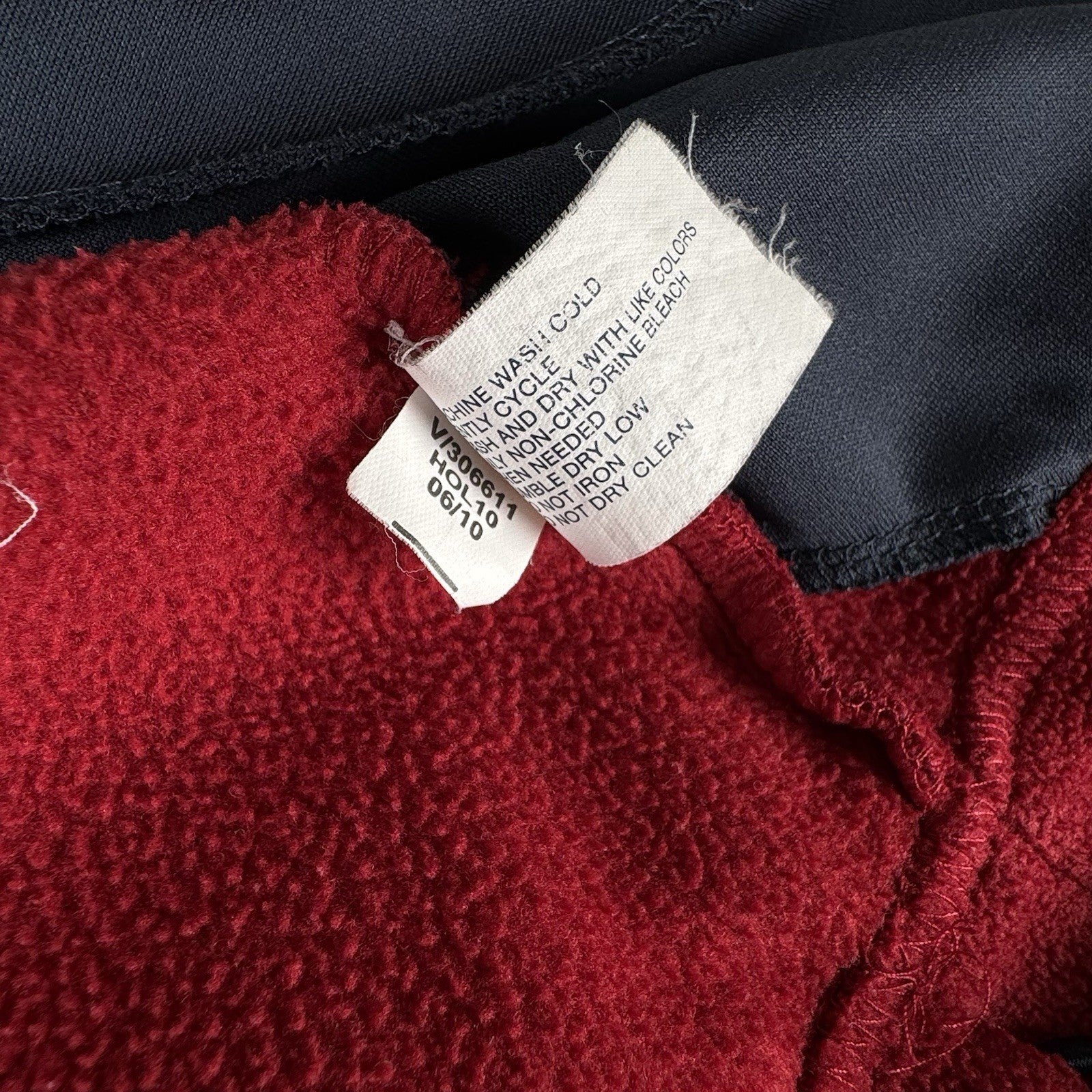 Vintage Gap Fleece 1/4 Zip Long Sleeve Mens XL Red Pullover Shirt Jacket