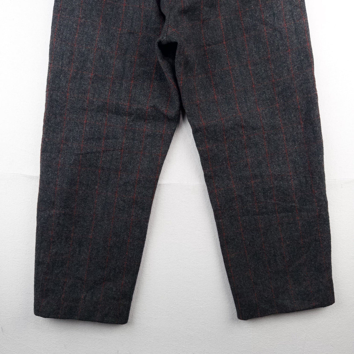 60’s Vtg Woolrich Hunting Malone Pants 34x26 Wool Windowpane Stripe Talon USA