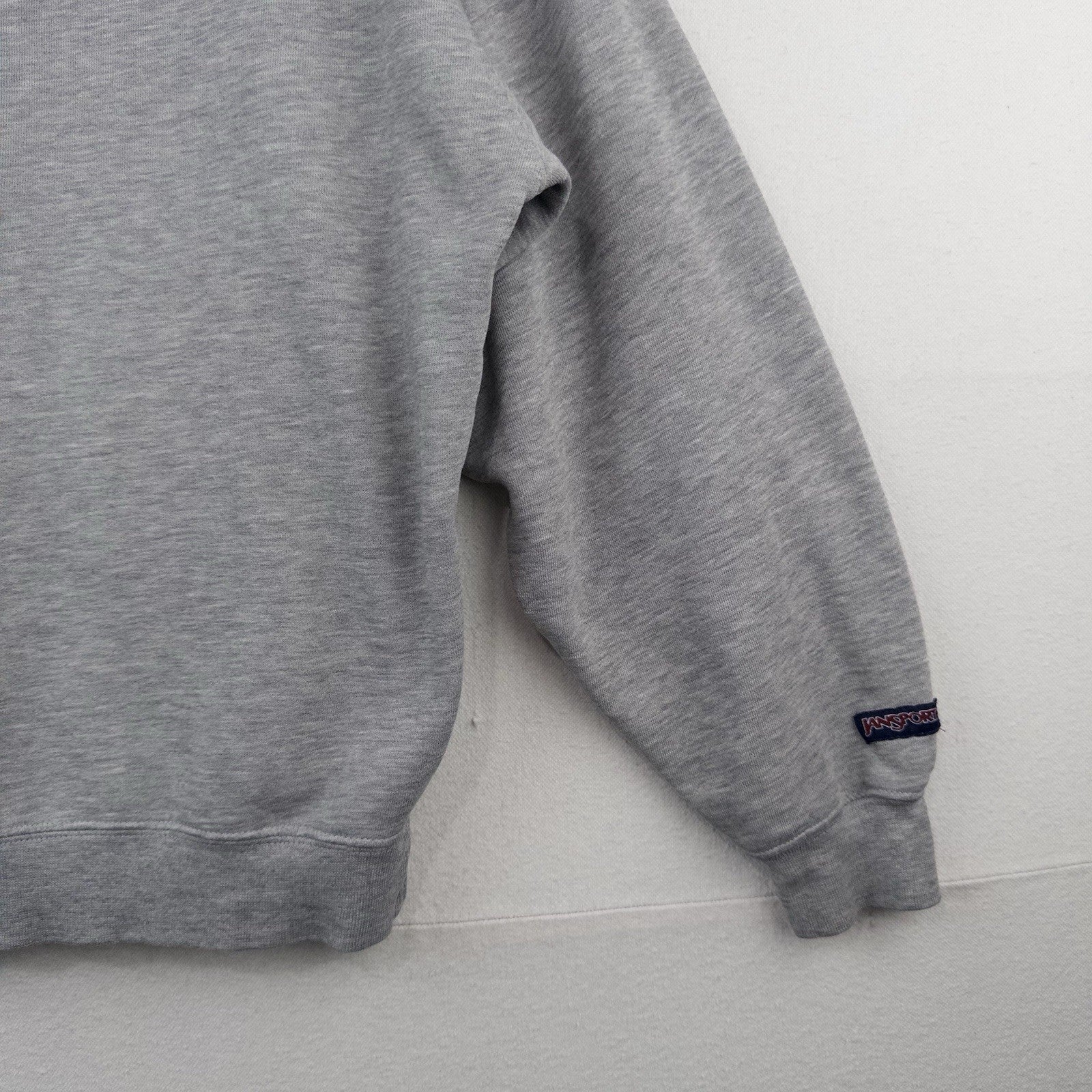 90’s Vtg Jansport USMC Men’s M Gray Hoodie Red Gold Letters *Read
