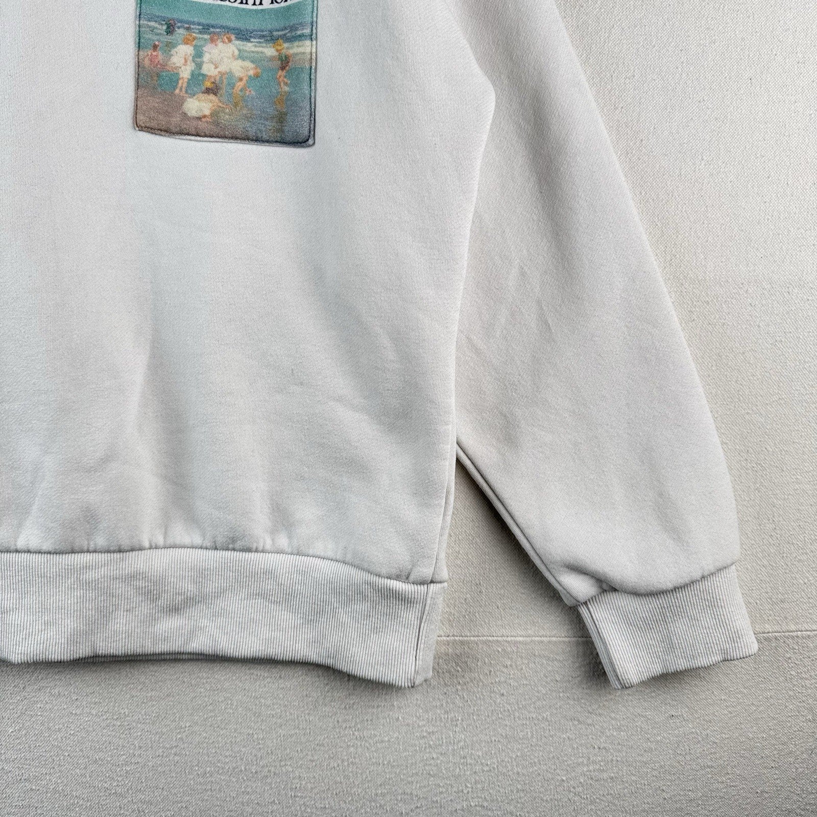 Yellow the Label “No Miserables In Florida”“A Holiday” Fine Art Sweatshirt Small