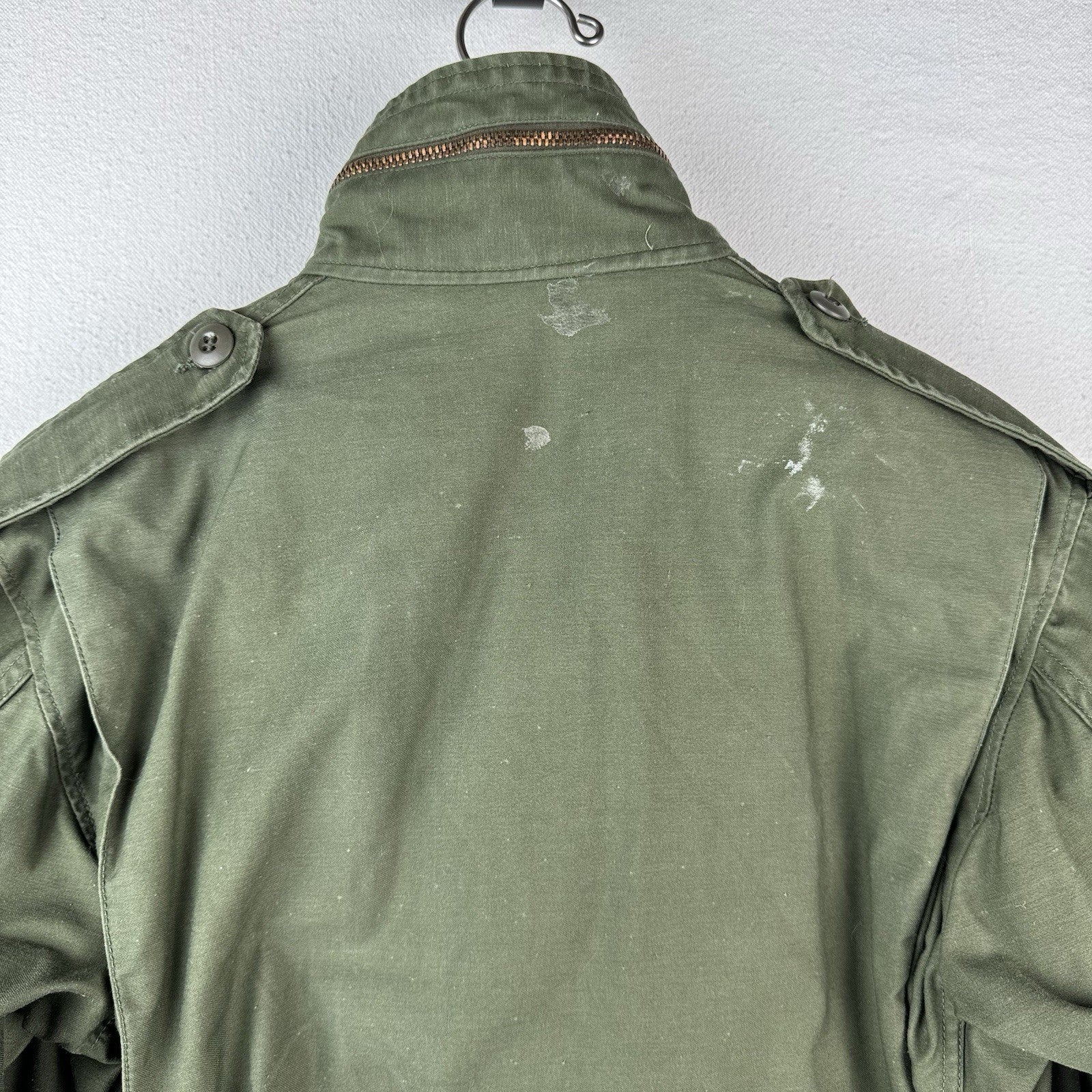 70’s Vtg Military Cold Weather Field Coat Jacket Size Small Short OG-107
