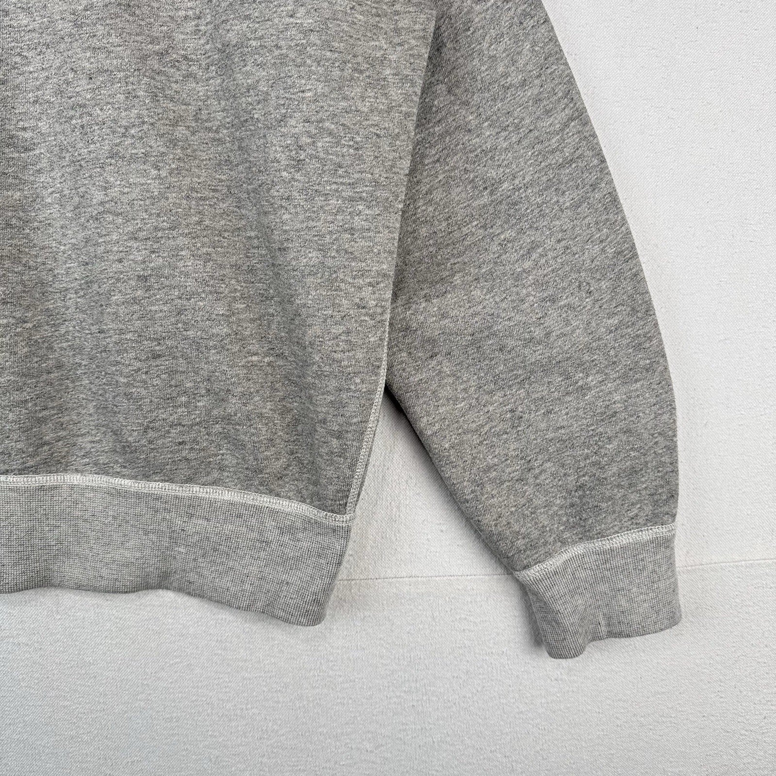 Polo Ralph Lauren Double V Men’s Large Marled Grey Sweatshirt Core Crewneck