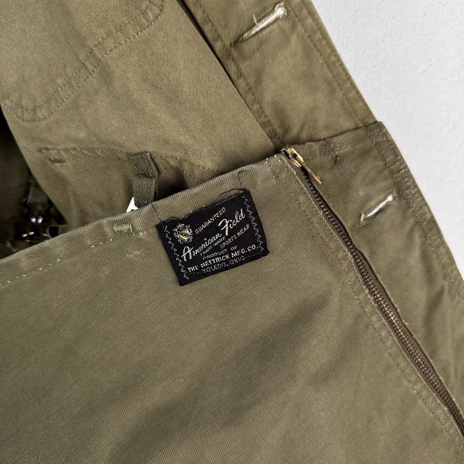 50’s Vintage Hetterick Mfg Co American Field Hunting Jacket Chore Coat USA 44”