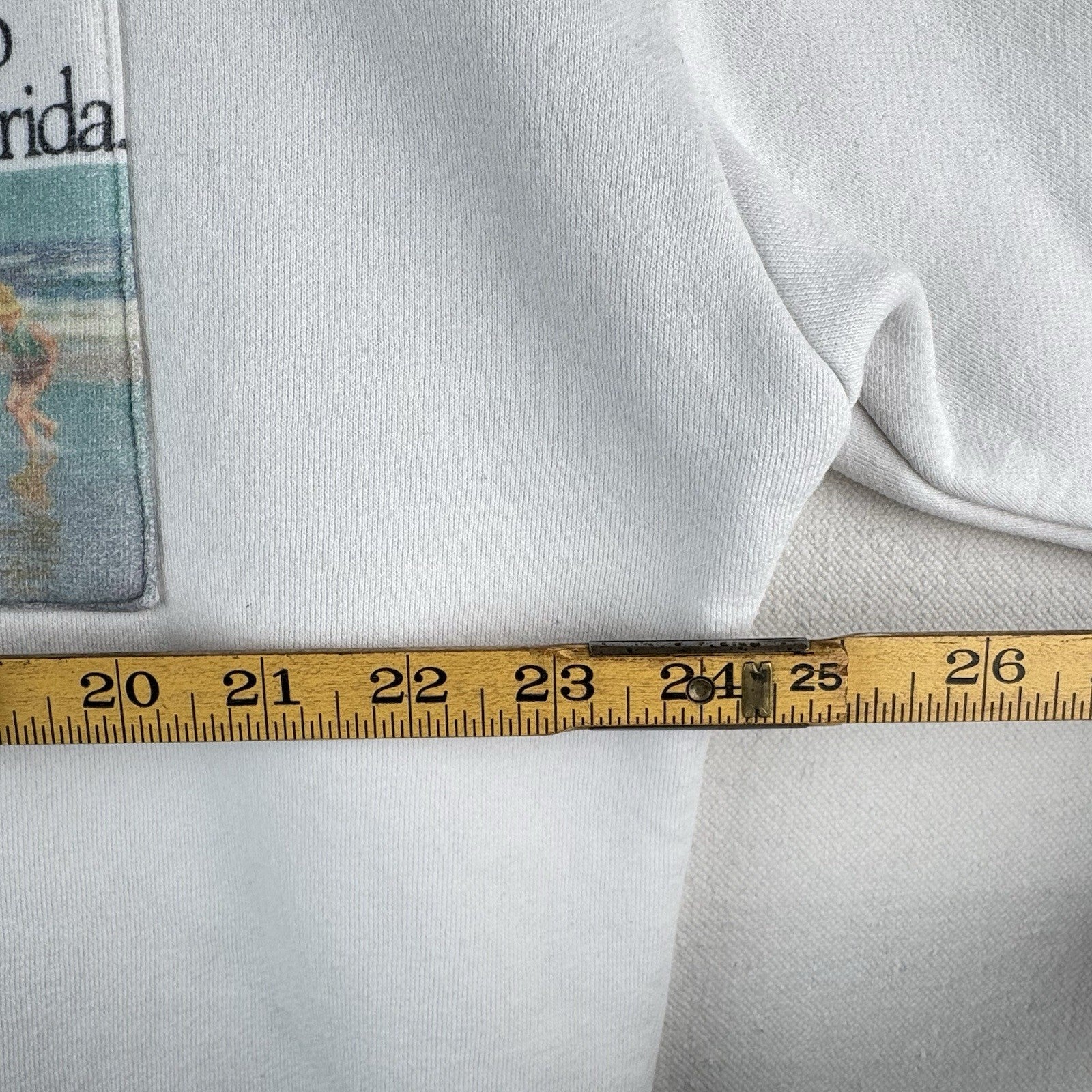 Yellow the Label “No Miserables In Florida”“A Holiday” Fine Art Sweatshirt Small