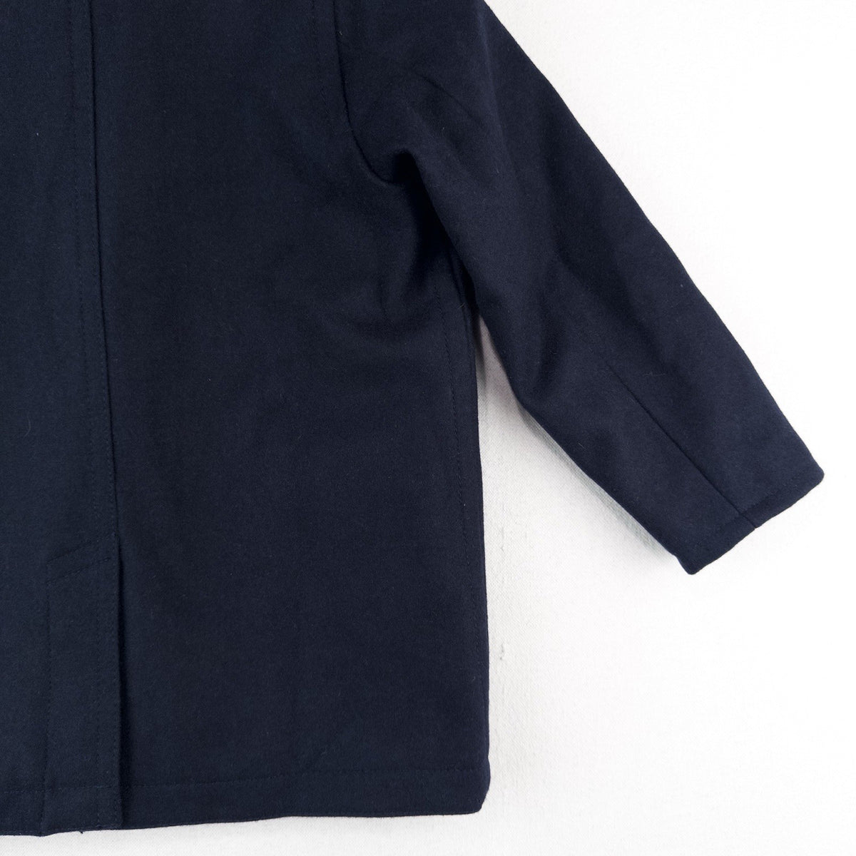 Old Navy Kids Small Navy Blue Wool Blend Peacoat Jacket *Missing Button