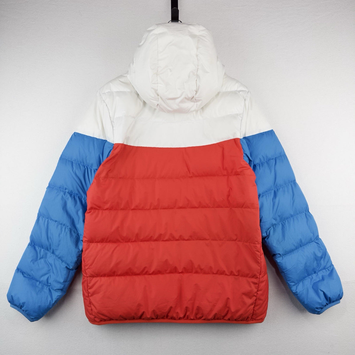 Nike Sportswear Windrunner Down Puffer Jacket Men’s Large Blue White Colorblock