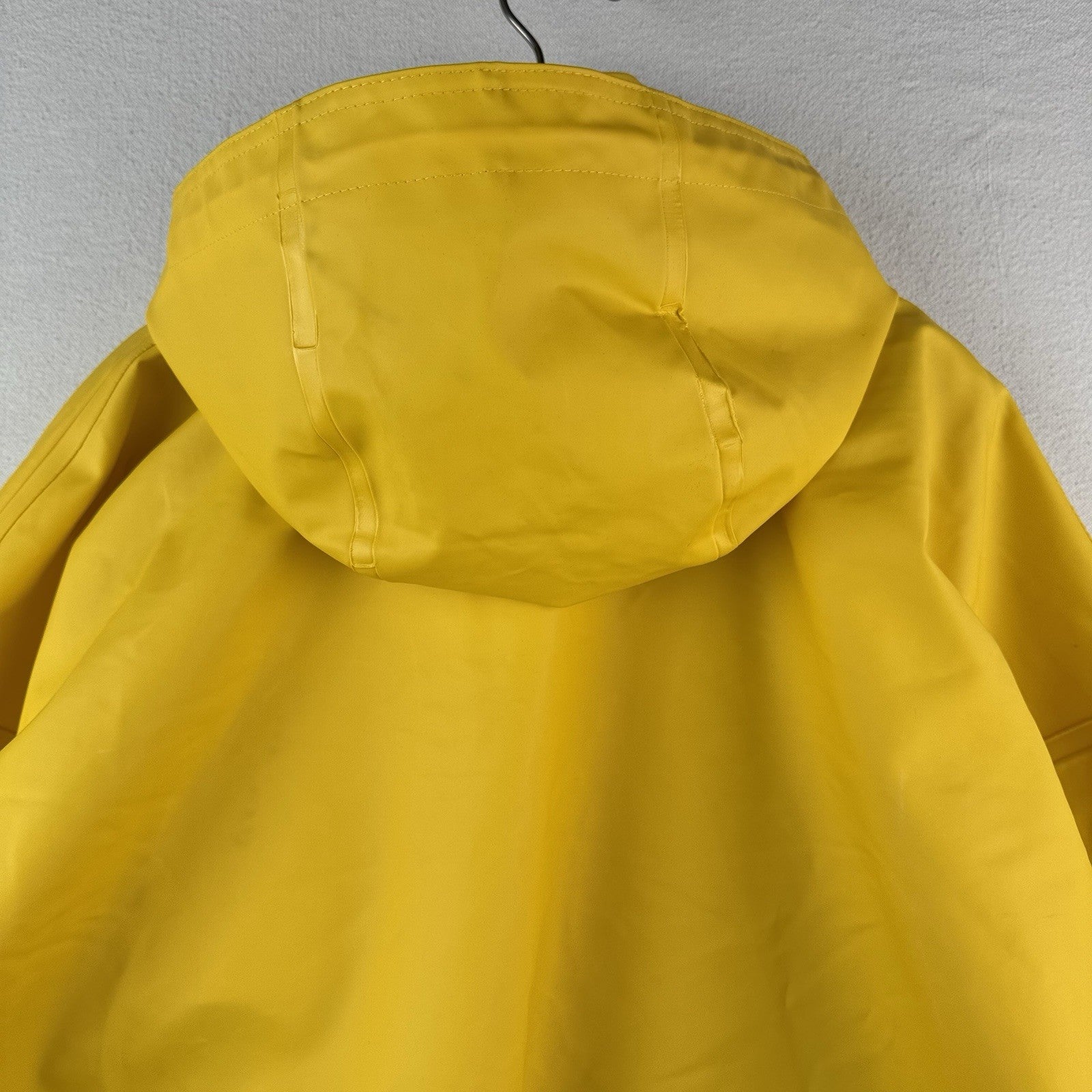 Vintage Carhartt Waterproof Surrey Yellow Rain Jacket Men’s Large PVC Snap Hood