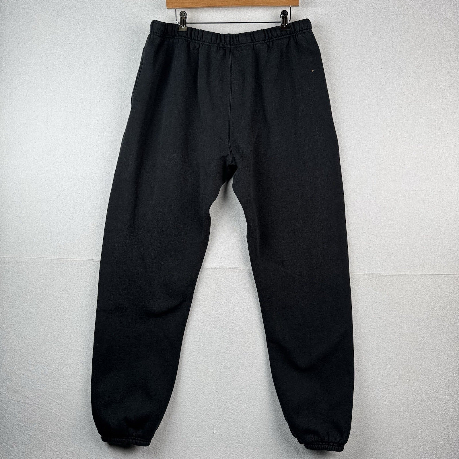 Essentials Fear of God Sweatsuit Mens Black Tracksuit Hoodie XL / Sweatpants 2XL