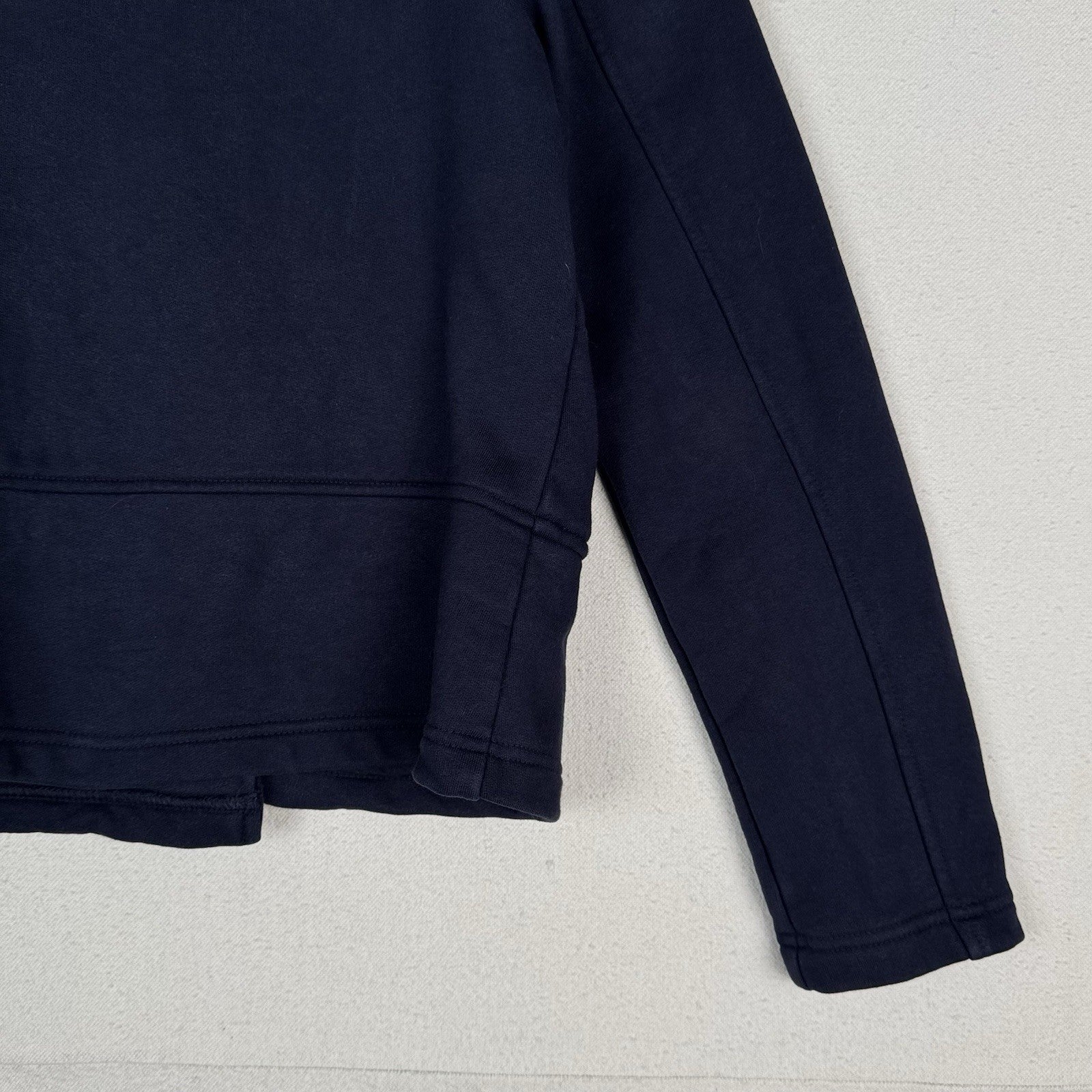 Lacoste Jacket Women’s Double Breasted Navy Canvas Peacoat 100% Cotton Size 42