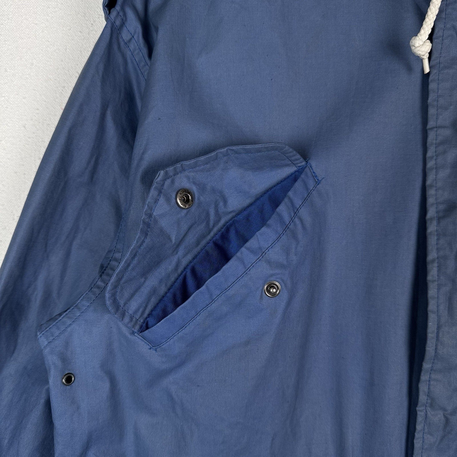 Vintage 80’s 90’s Ralph Lauren Military M-51 Jacket Mens XL Blue Cotton