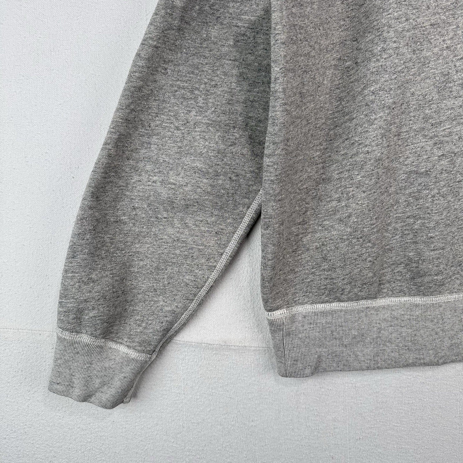 Polo Ralph Lauren Double V Men’s Large Marled Grey Sweatshirt Core Crewneck
