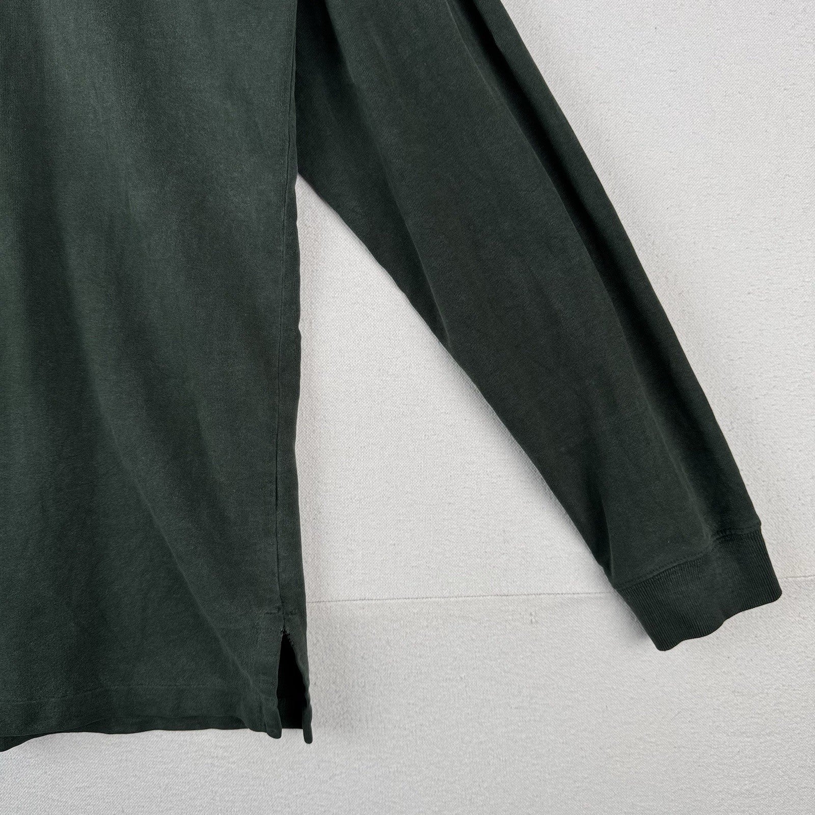90’s Vtg Polo Ralph Lauren Turtle Neck Shirt Men’s L Green Soft *Distressed