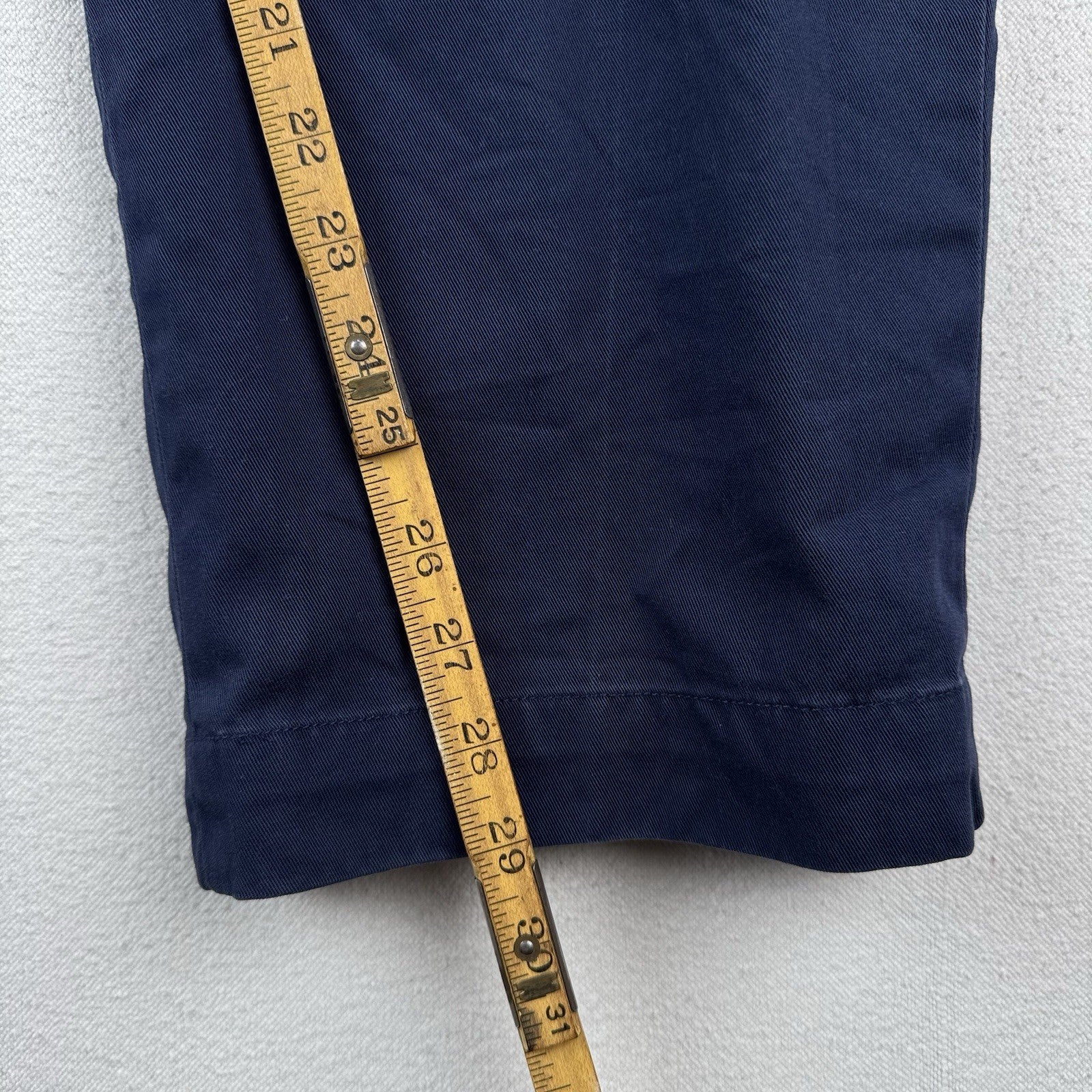 Polo Ralph Lauren Prospect Pant Mens 38x30 Navy Blue Cotton Chino Straight Leg