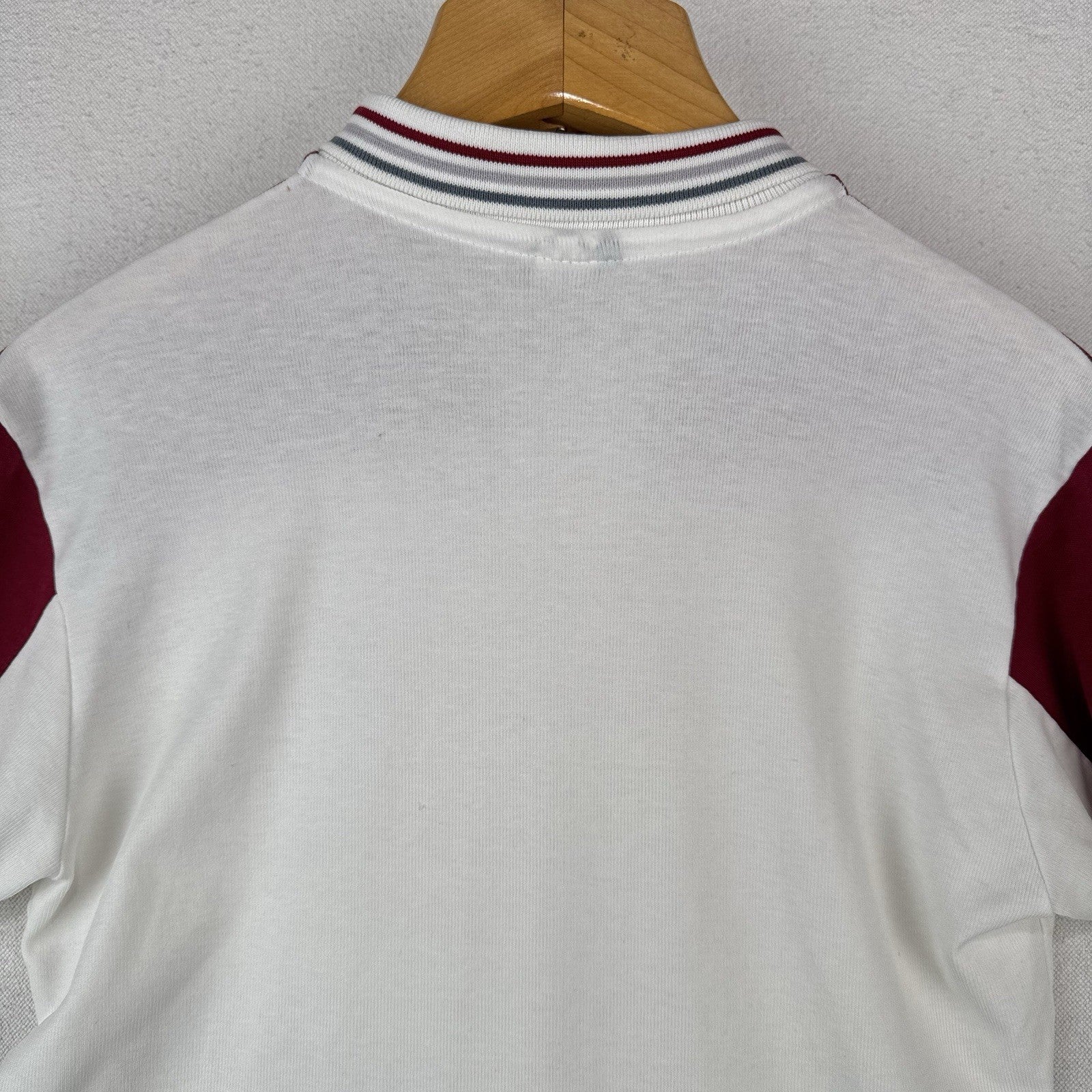 70s 80s Vtg Jantzen Short Sleeve Tennis Golf Polo Shirt Crimson Red Men's M USA