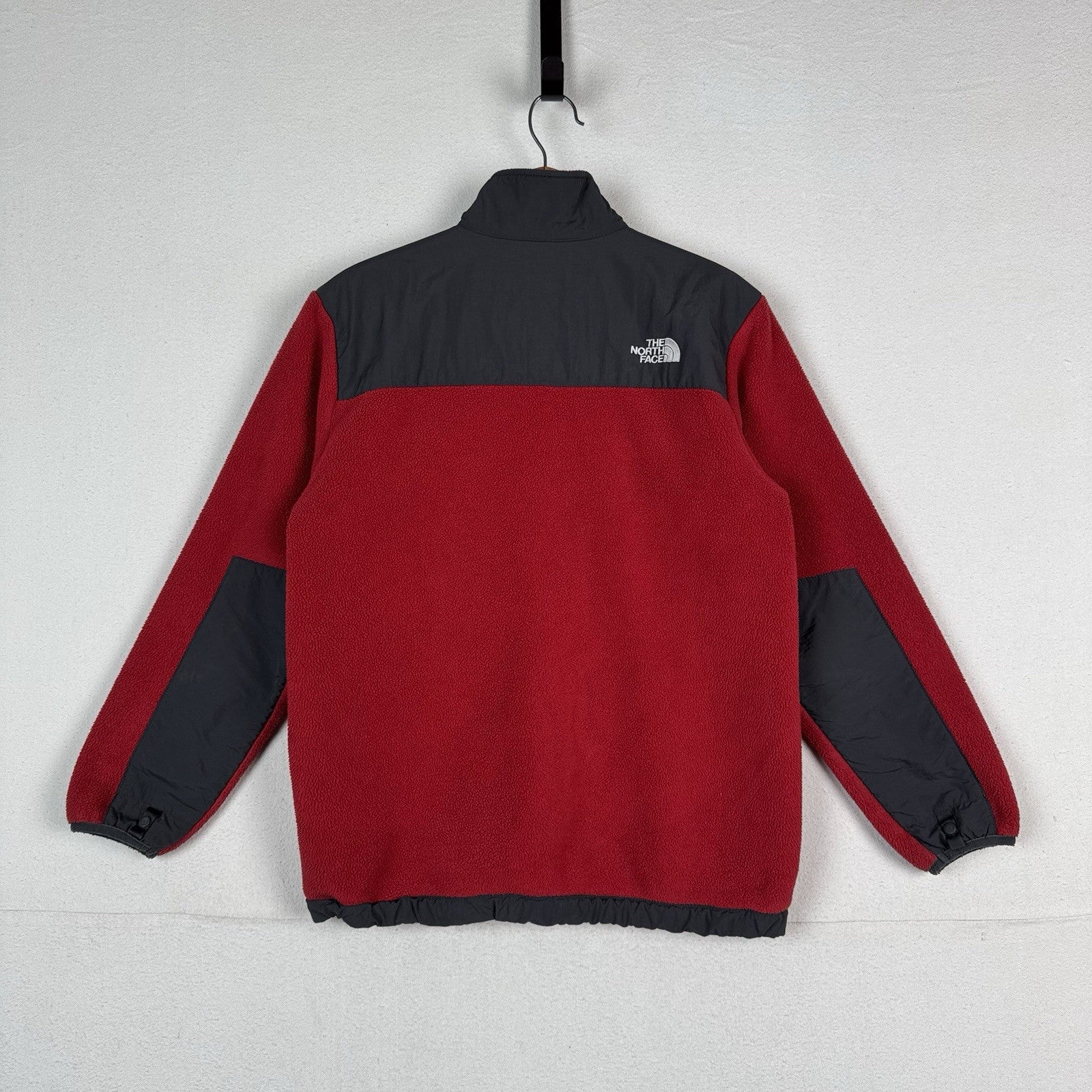 The North Face Fleece Denali Full Zip Youth Jacket Red/Grey Size Youth XL XLarge