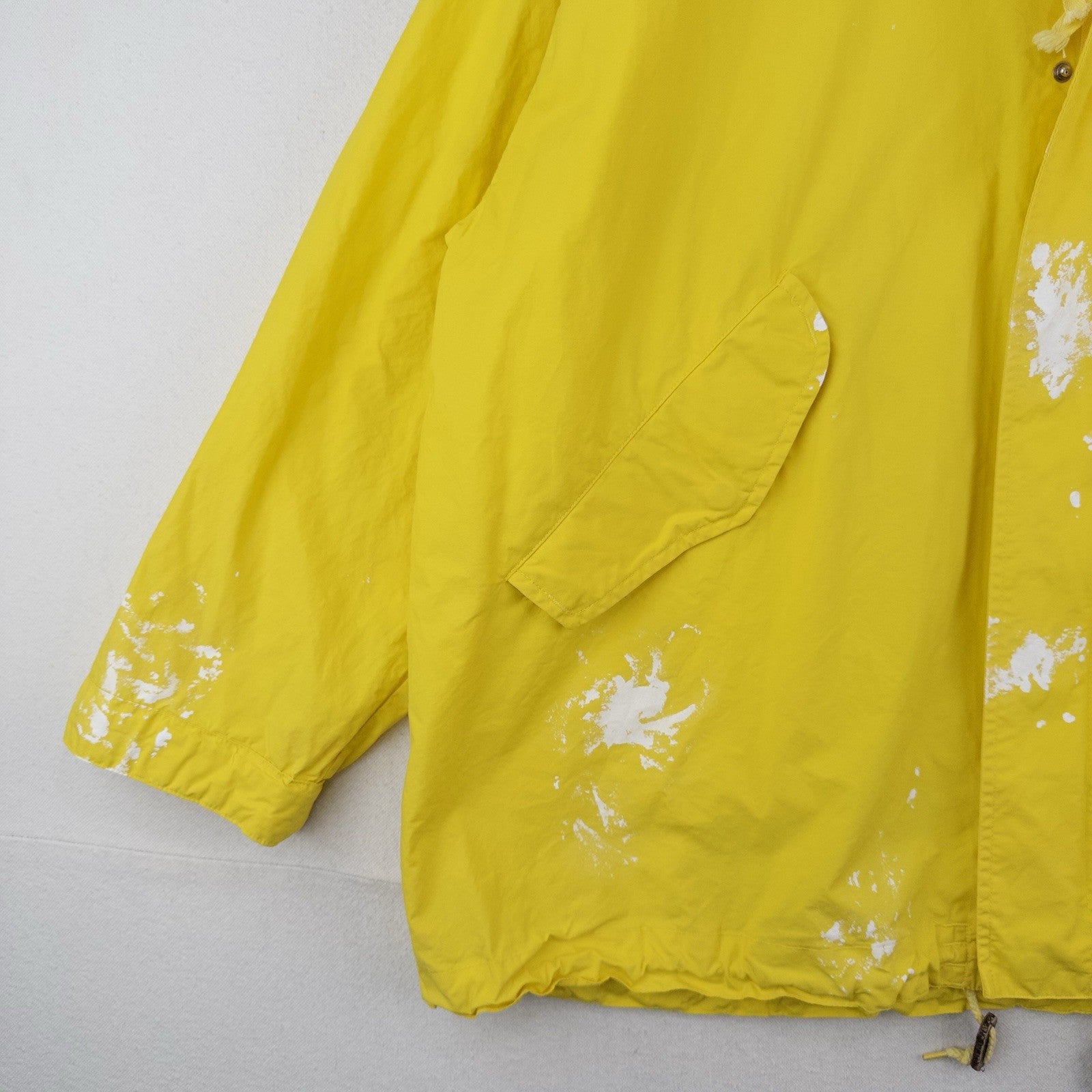 80’s Vtg Ralph Lauren Circle Logo Yellow Painted Marsh Summer Jacket Men’s Large