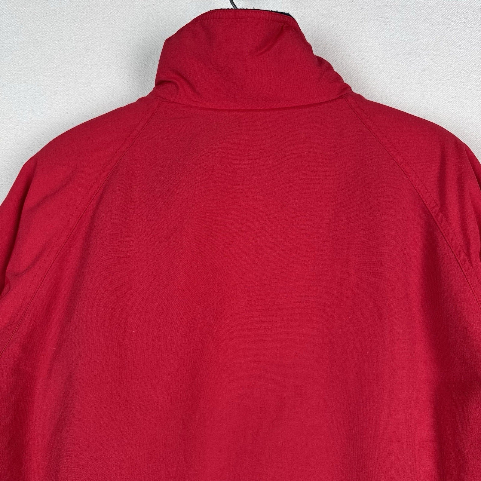 Lands End Squall Jacket United States Postal Service USPS Red Mens Size Large