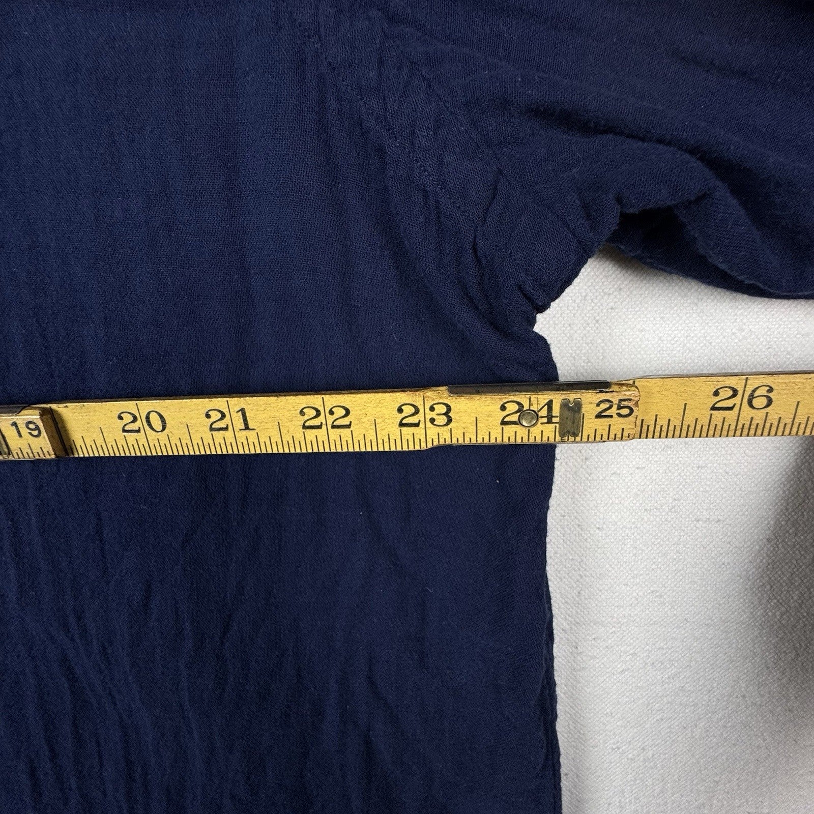 Polo Ralph Lauren Men's Double Layered Blue Button Front Oxford Shirt XXL