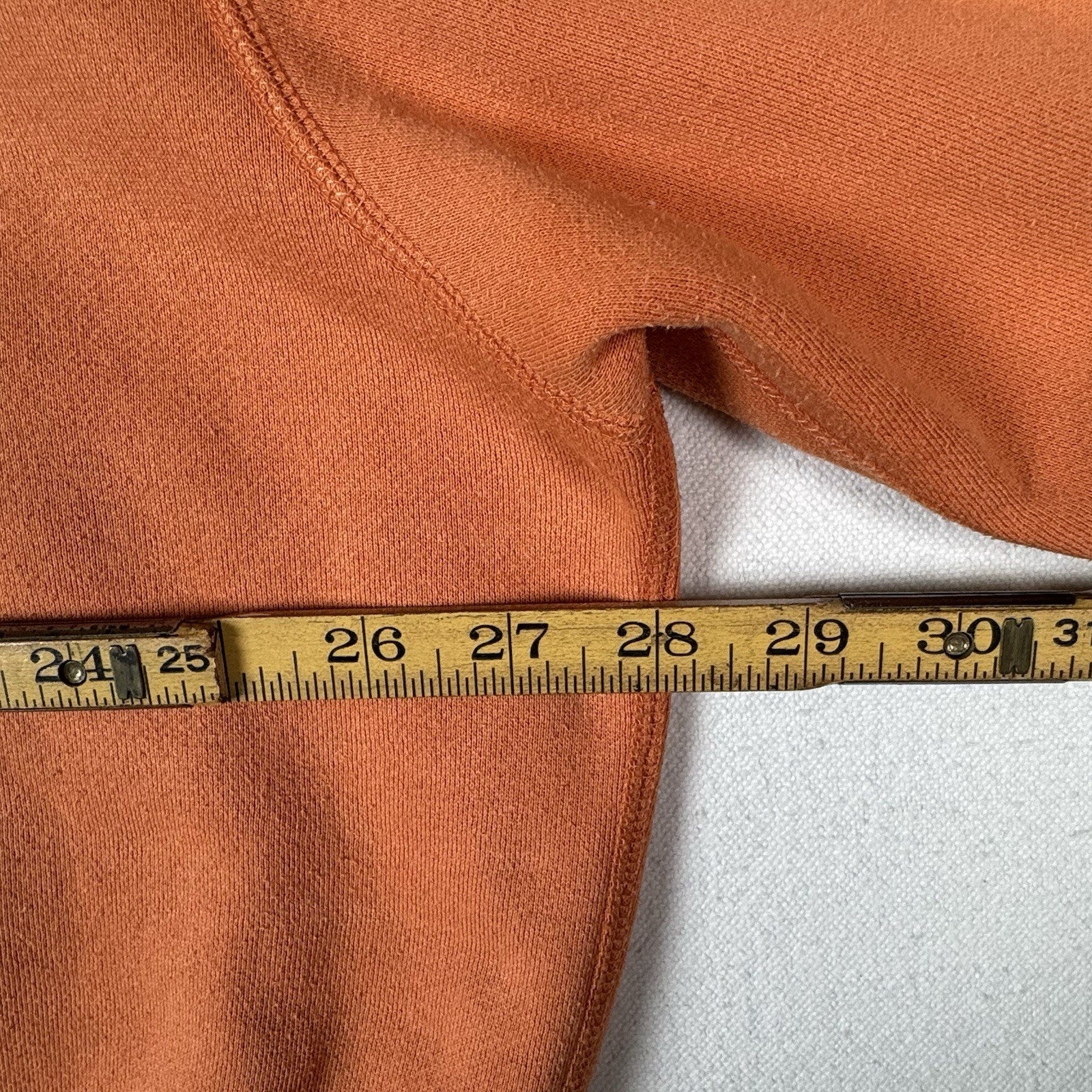 Vintage 90s Polo Ralph Lauren Sweater Fleece Men's XL Orange Crewneck