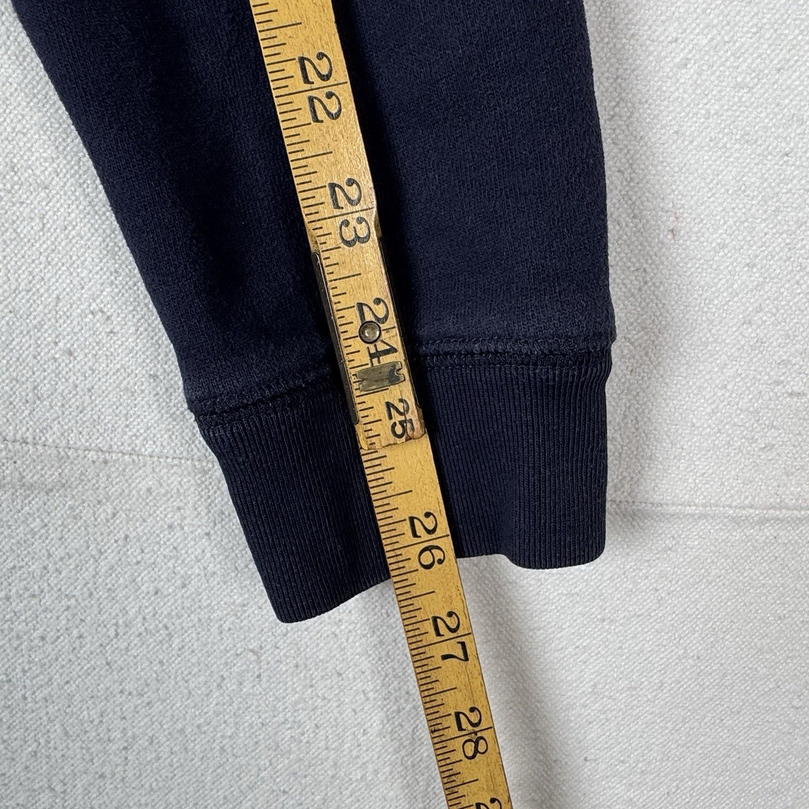 Polo Jeans Ralph Lauren Embroidered RL67 Zip Hoodie Women's Large Youth XL Blue